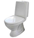 A-collection A4 Toalett S-lås - avløp til gulv Hvit / Med skruehull A-collection Gulvstående toalett AH-6130891