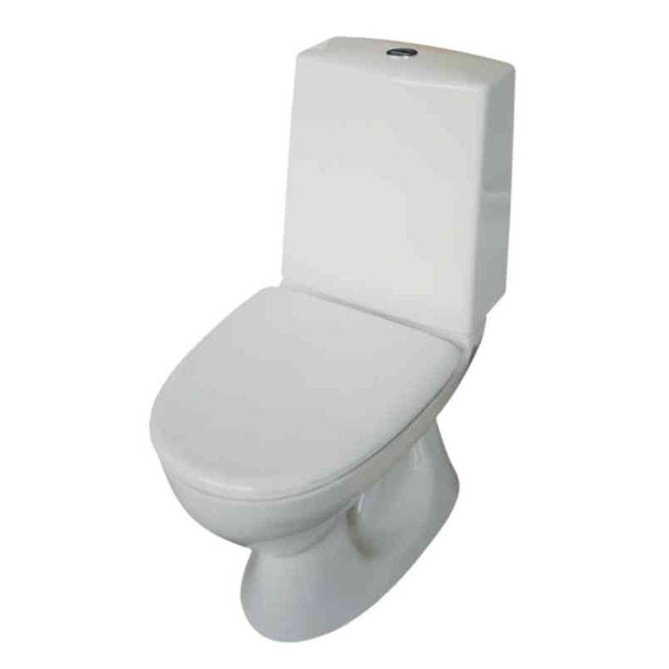 A-collection A4 Toalett S-lås - avløp til gulv Hvit / Uten skruehull A-collection Gulvstående toalett AH-6130892