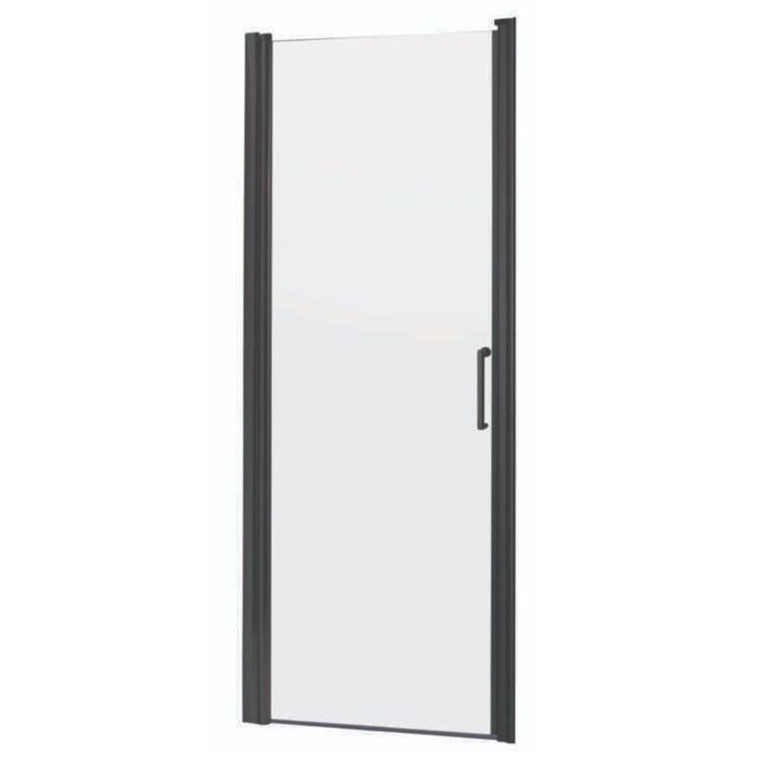 A-Collection Imber Dusjdør Rett 70-100 Svart matt / 100cm / Klart glass A-collection Dusjvegg AH-6312018