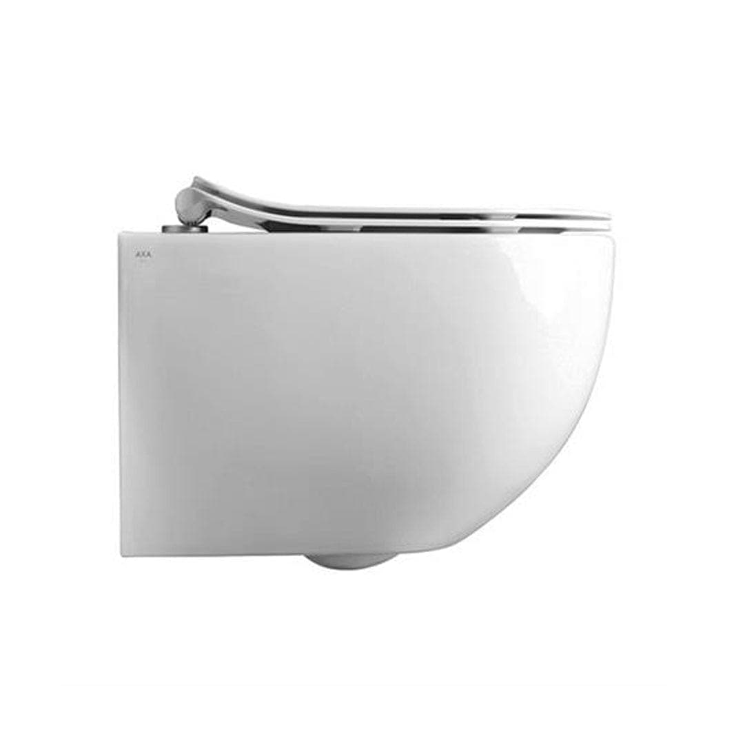 Alterna Arco Vegghengt Toalett M/sete Svart/hvit Hvit Vegghengt toalett