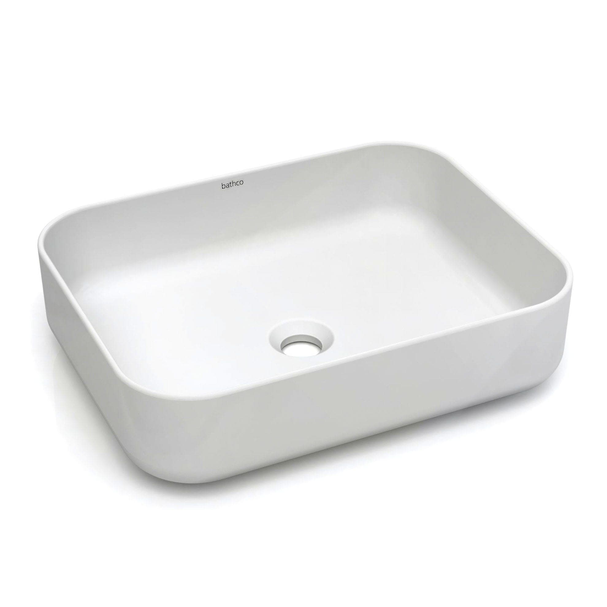 Bathco Dinan Bolleservant B50xD39cm - porselen Hvit matt Bathco Bolleservant KO-4155