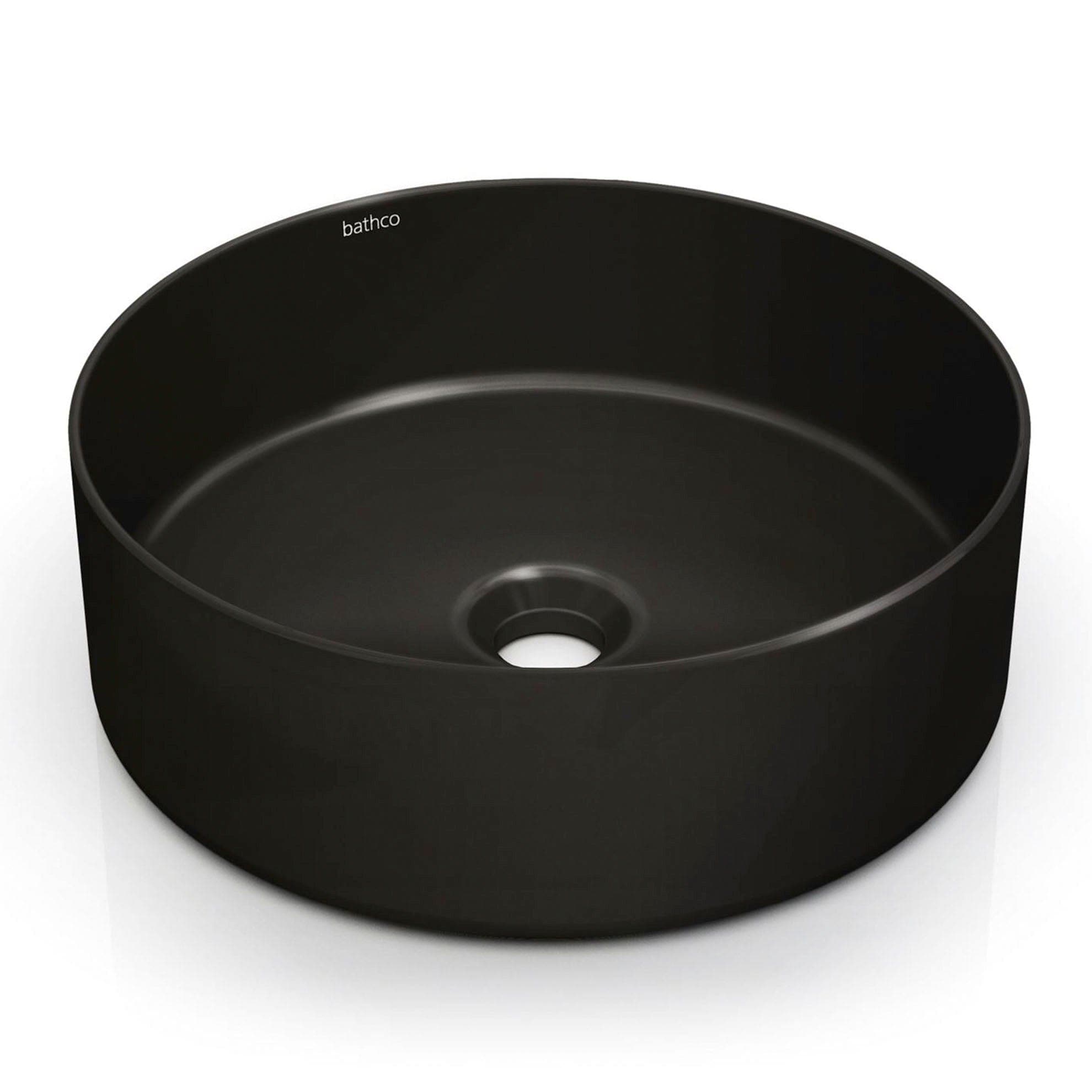 Bathco Dinan Bolleservant Ø38cm - porselen Svart matt Bathco Bolleservant KO-4150
