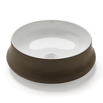 Bathco Rennes Bolleservant Ø45,5cm - grå/brun utside