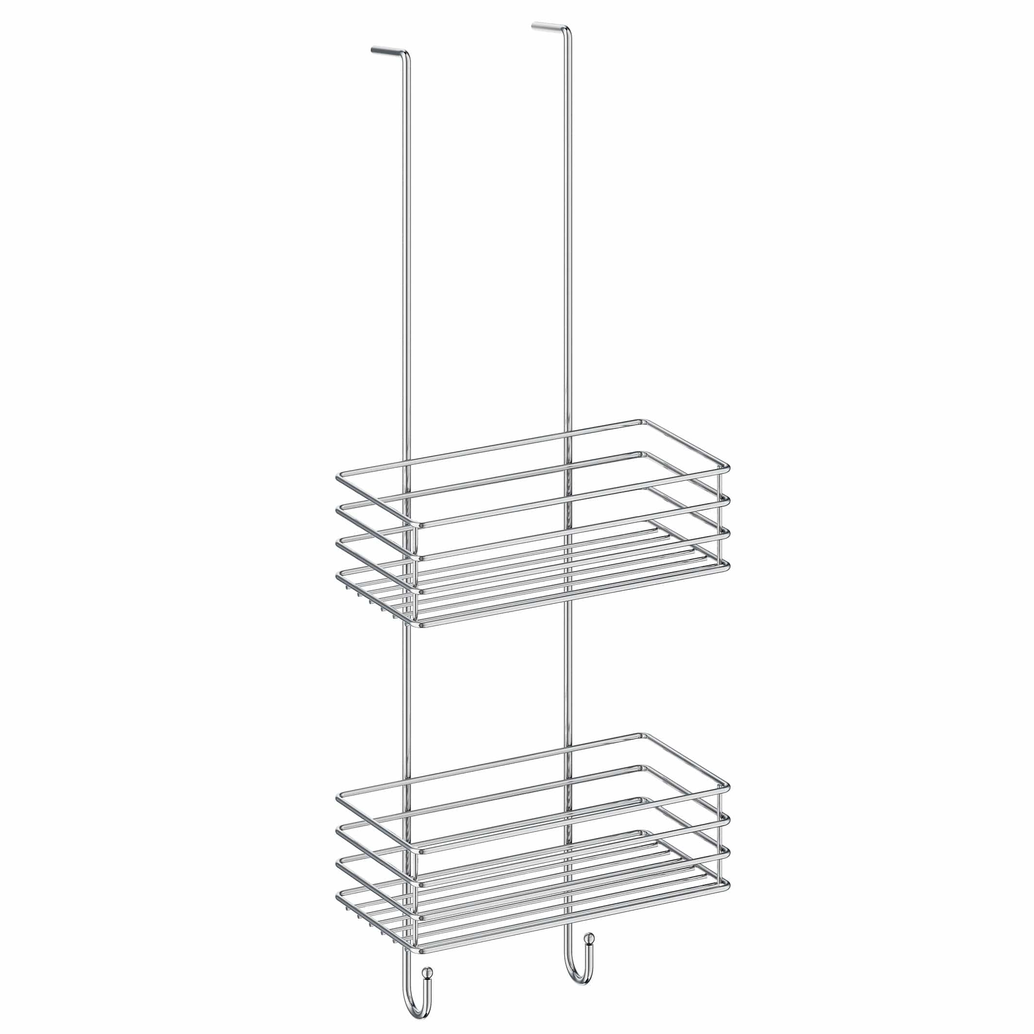 Beslagsboden dusjkurv i 2 plan 1211 - Krom Krom Beslagsboden Dusjhylle SM-B1211