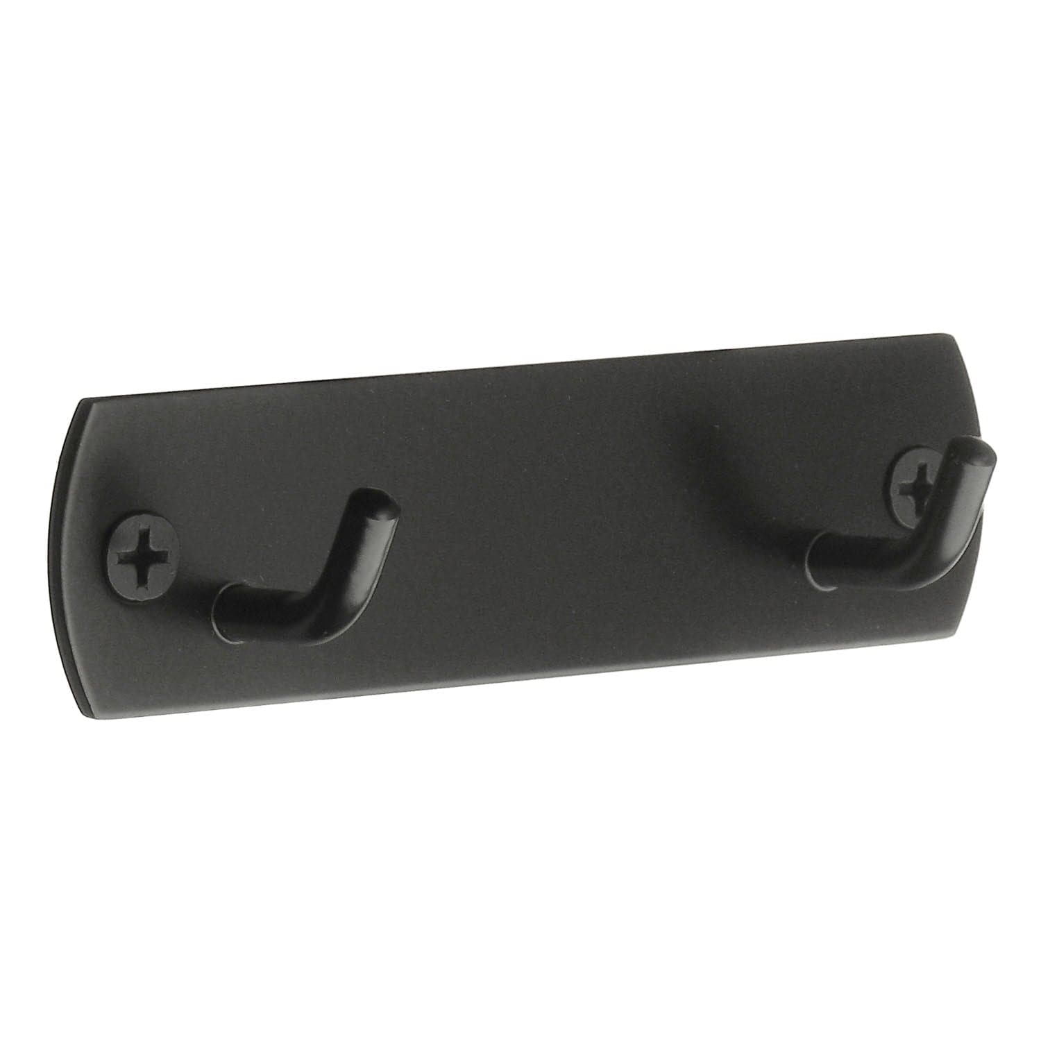 Beslagsboden Krok Dobbel B456 Svart matt Beslagsboden Knagger SM-B456B