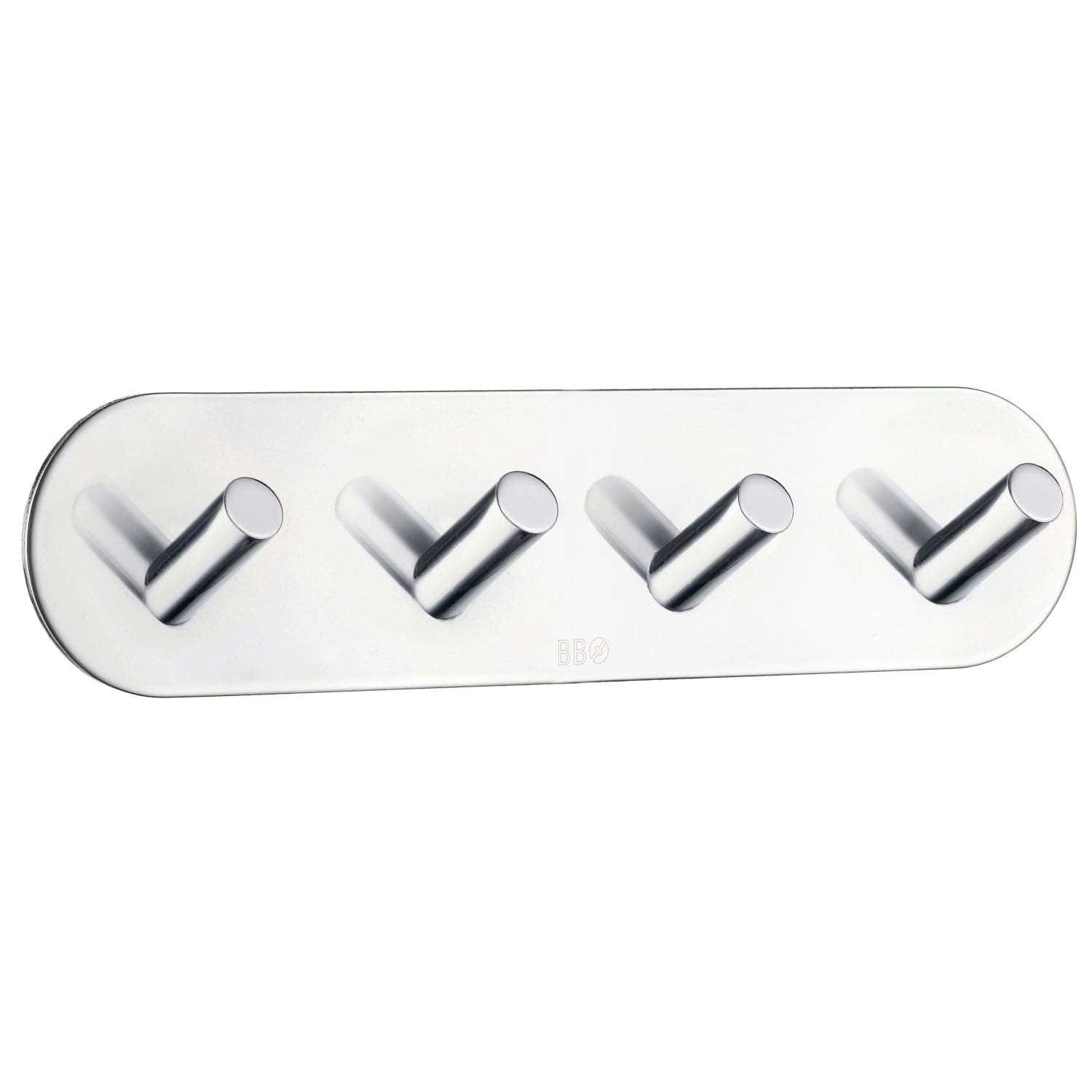 Beslagsboden Kroklist 4 Kroker 1094 - selvklebende Krom Beslagsboden Knagger SM-BK1094