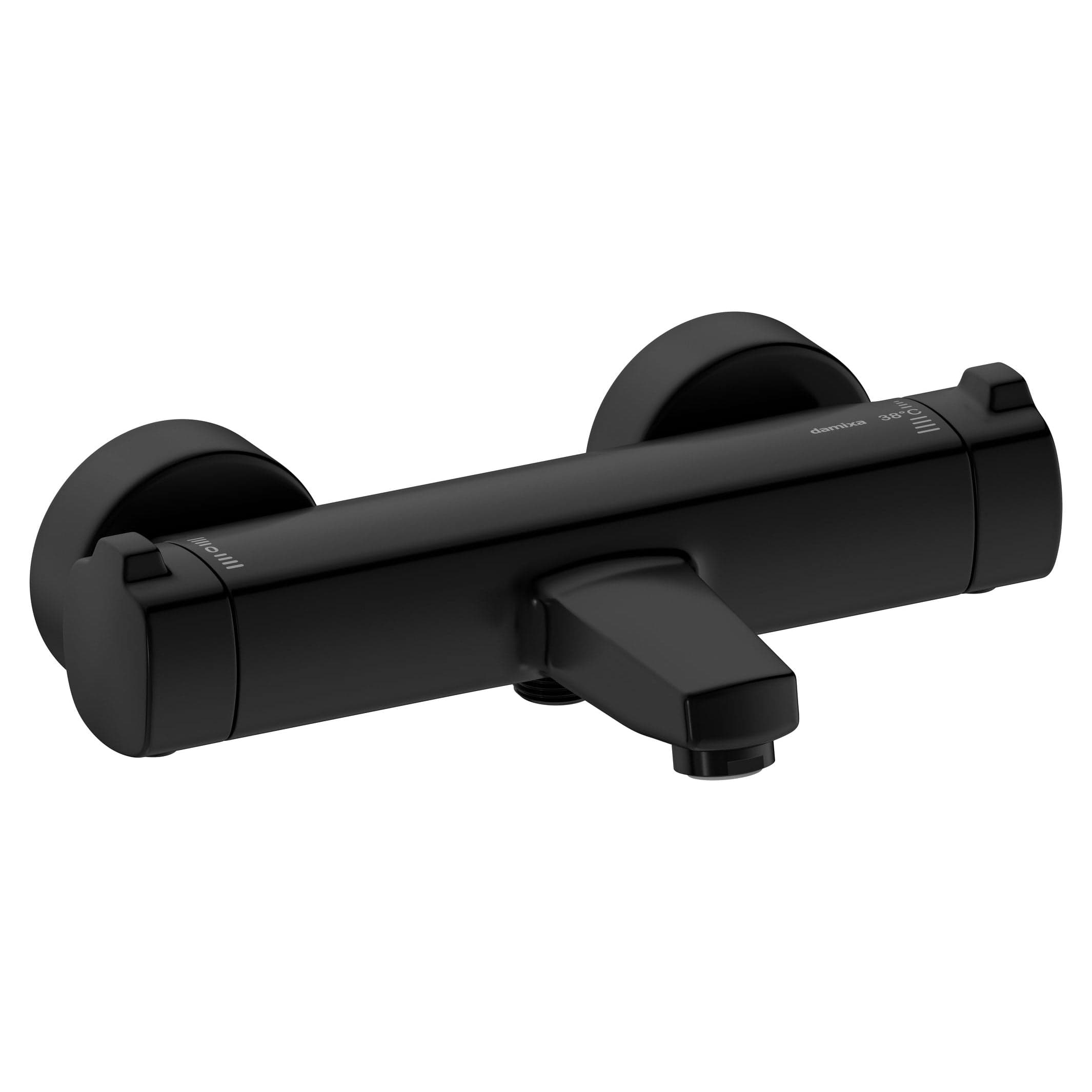 Damixa Pine termostatkran badekar Svart matt Damixa Badekararmatur KO-5750761