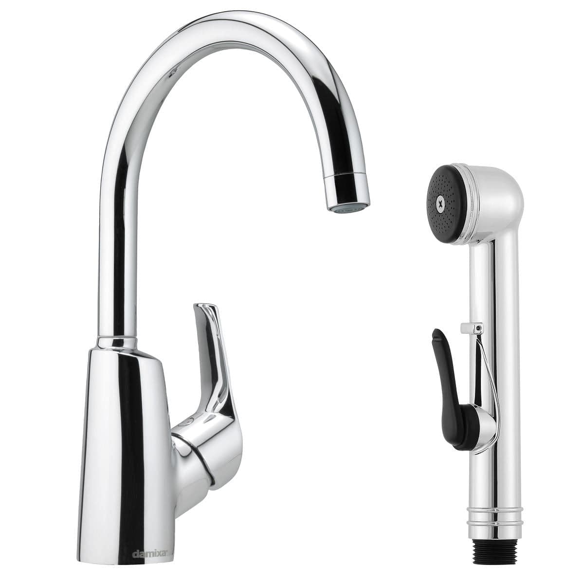 Damixa Rowan høy Servantbatteri med sidedusj Krom Damixa Servantbatteri KO-6763300