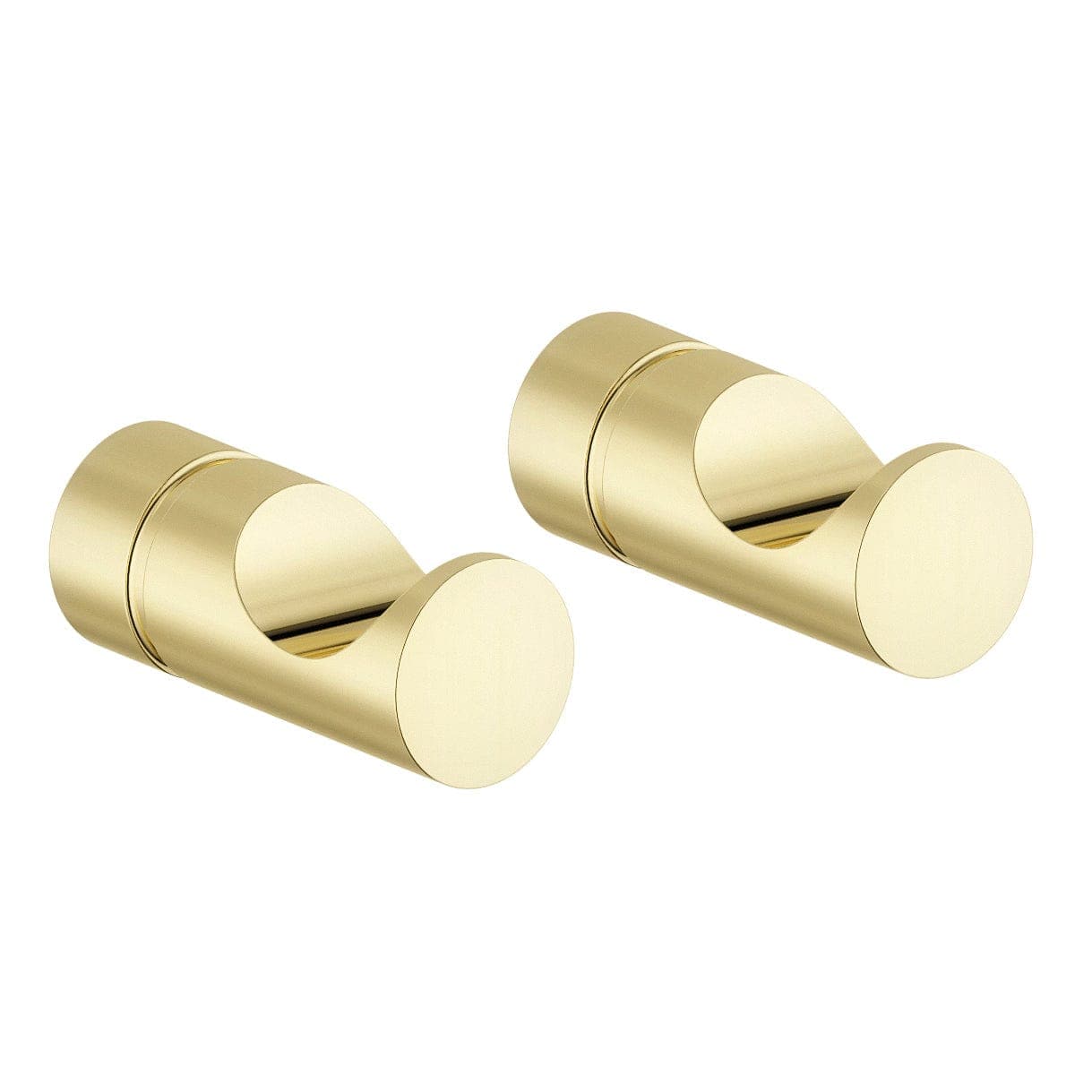 Damixa Silhouet Håndklekroker 2 stk Messing Damixa Knagger KO-4830677