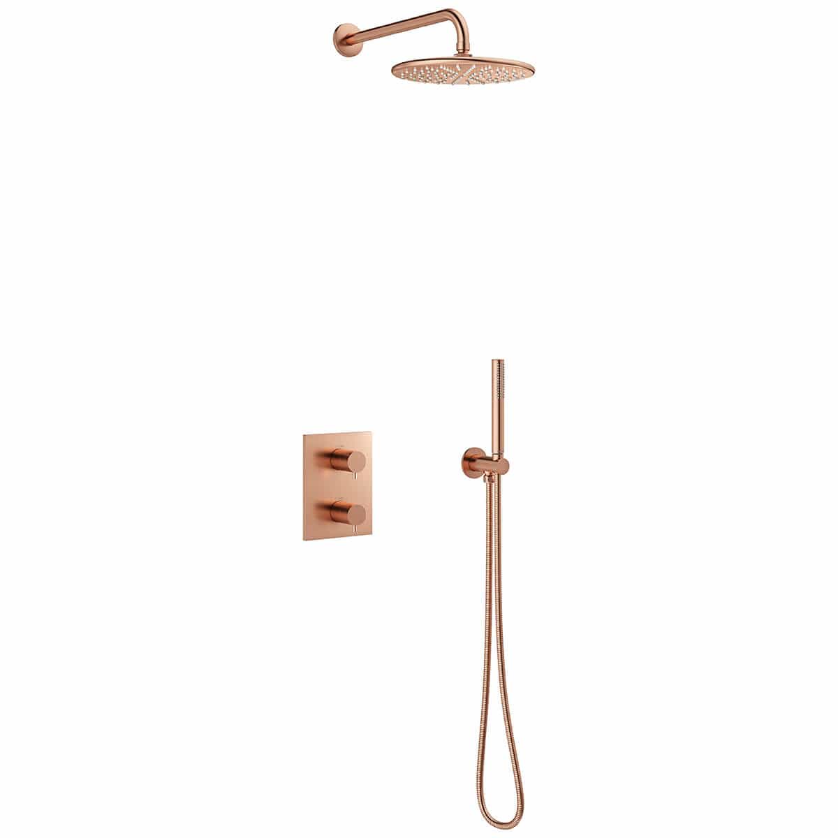 Damixa Silhouet Takdusj Innbygging - komplett Damixa Blandebatteri innbygging