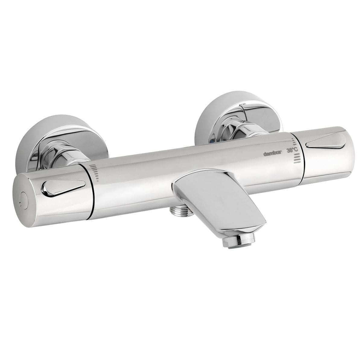 Damixa Silhouet termostatkran badekar Krom Damixa Badekararmatur KO-7450000