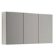 Dansani Mido+ Select Speilskap 3 dører uten lamper B120xH64cm Hvit matt / 120cm Dansani Speilskap DA-S673-110