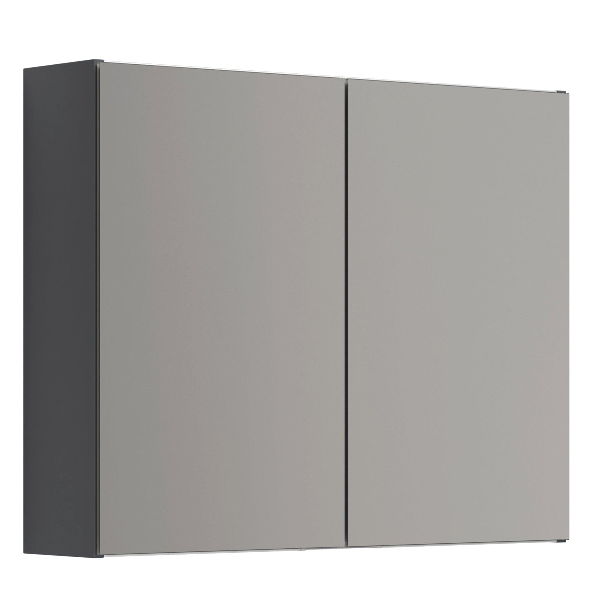 Dansani Mido+ Select Speilskap uten lamper B50-120xH64cm Grå matt / 80cm Dansani Speilskap DA-S678-103