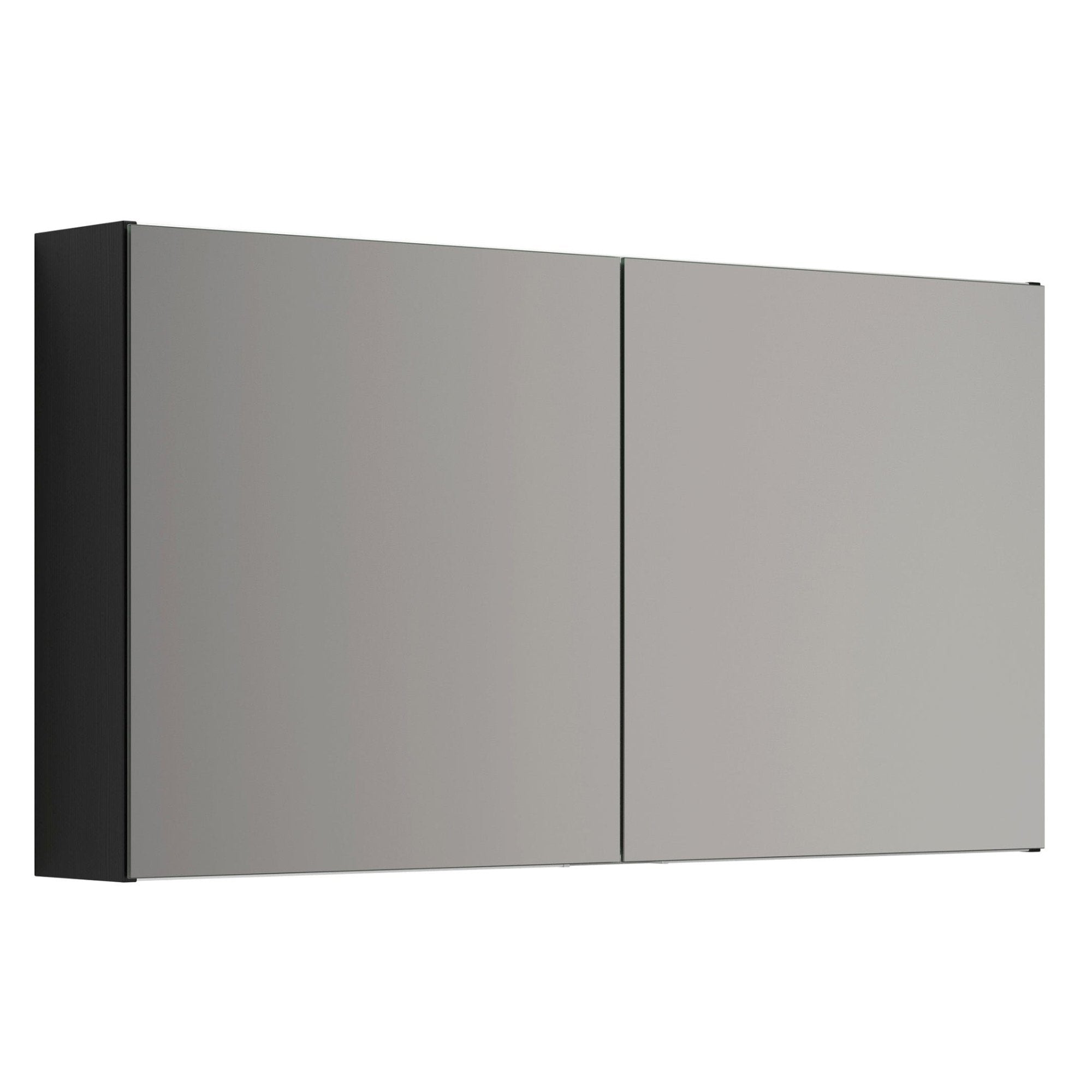 Dansani Mido+ Select Speilskap uten lamper B50-120xH64cm Svart struktur / 120cm Dansani Speilskap DA-S672-129