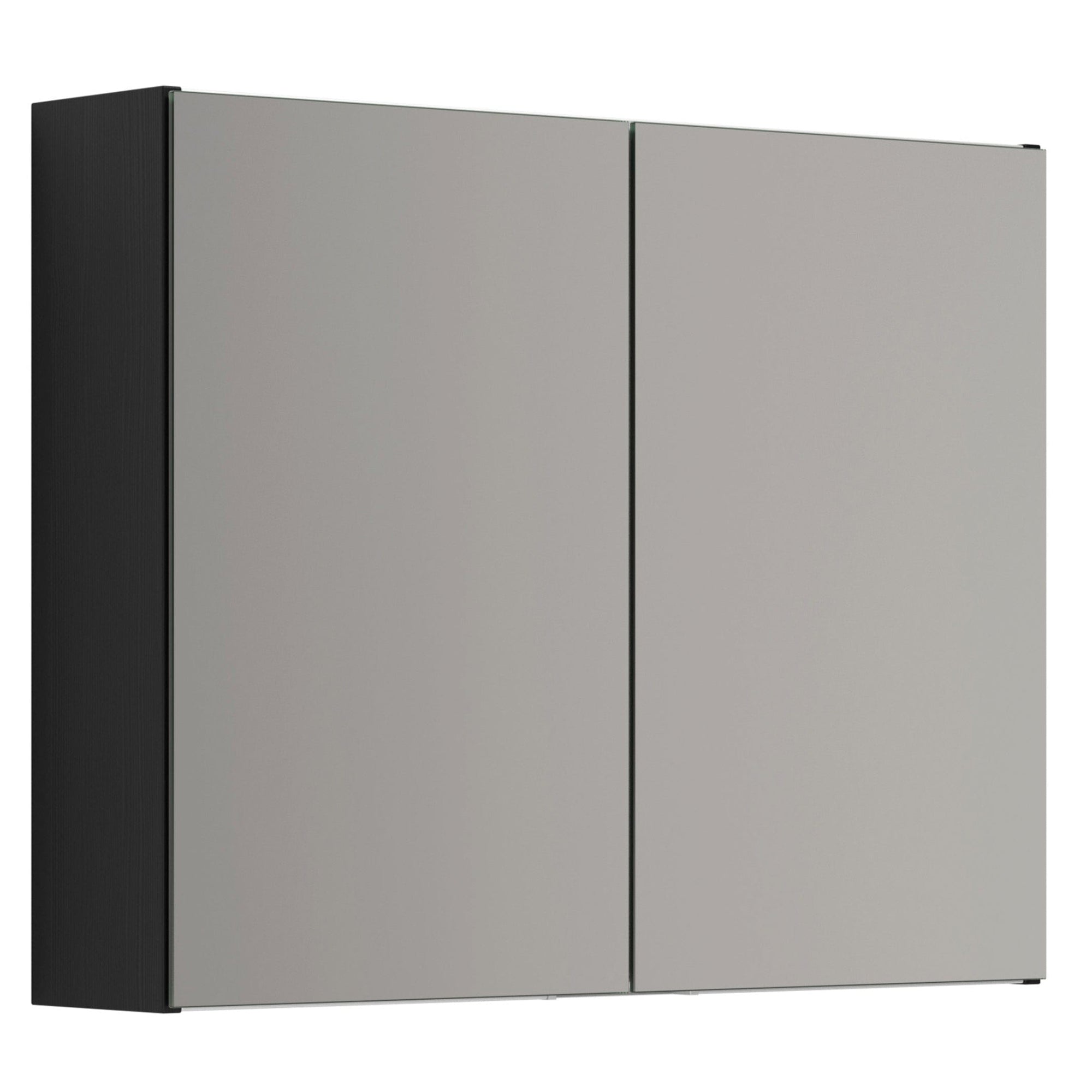 Dansani Mido+ Select Speilskap uten lamper B50-120xH64cm Svart struktur / 80cm Dansani Speilskap DA-S678-129