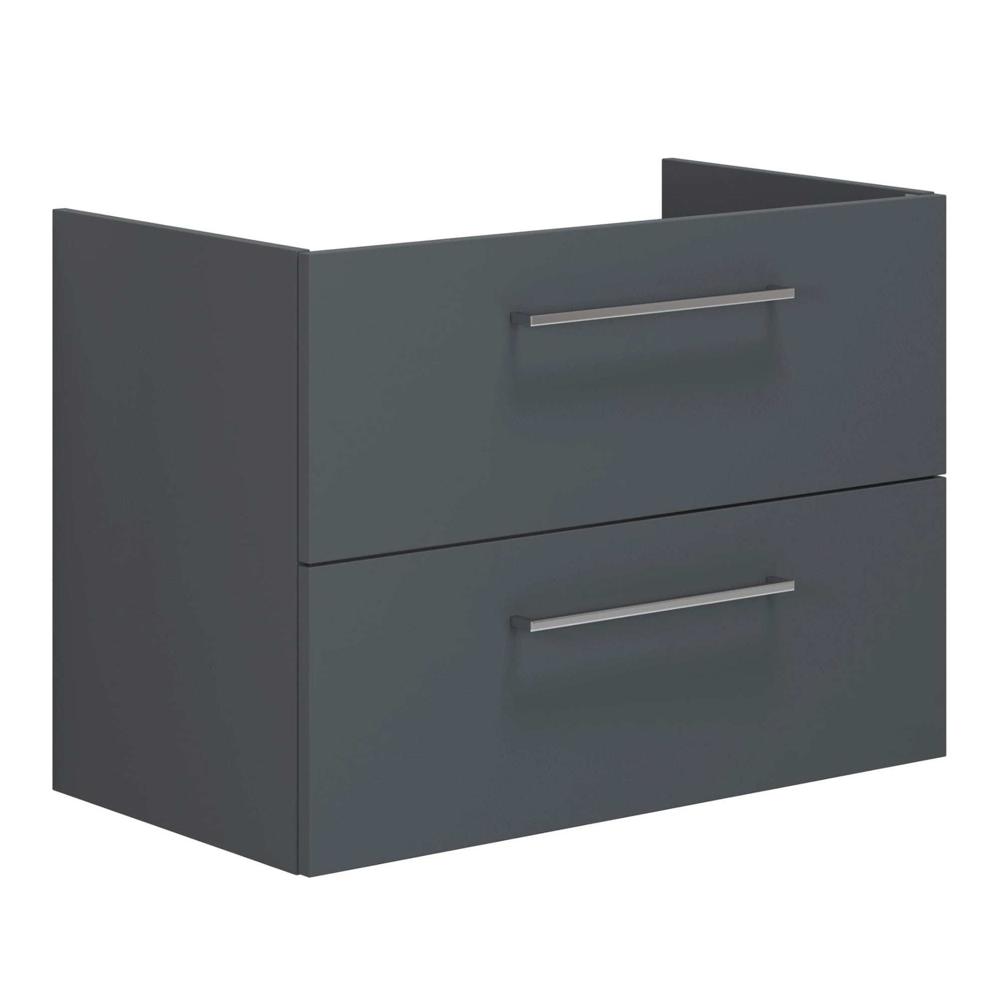 Dansani Mido+ Servantskap 2 Skuffer B60-120xD44cm uten servant Grå matt / 80cm Dansani Servantskap DA-P15-1003