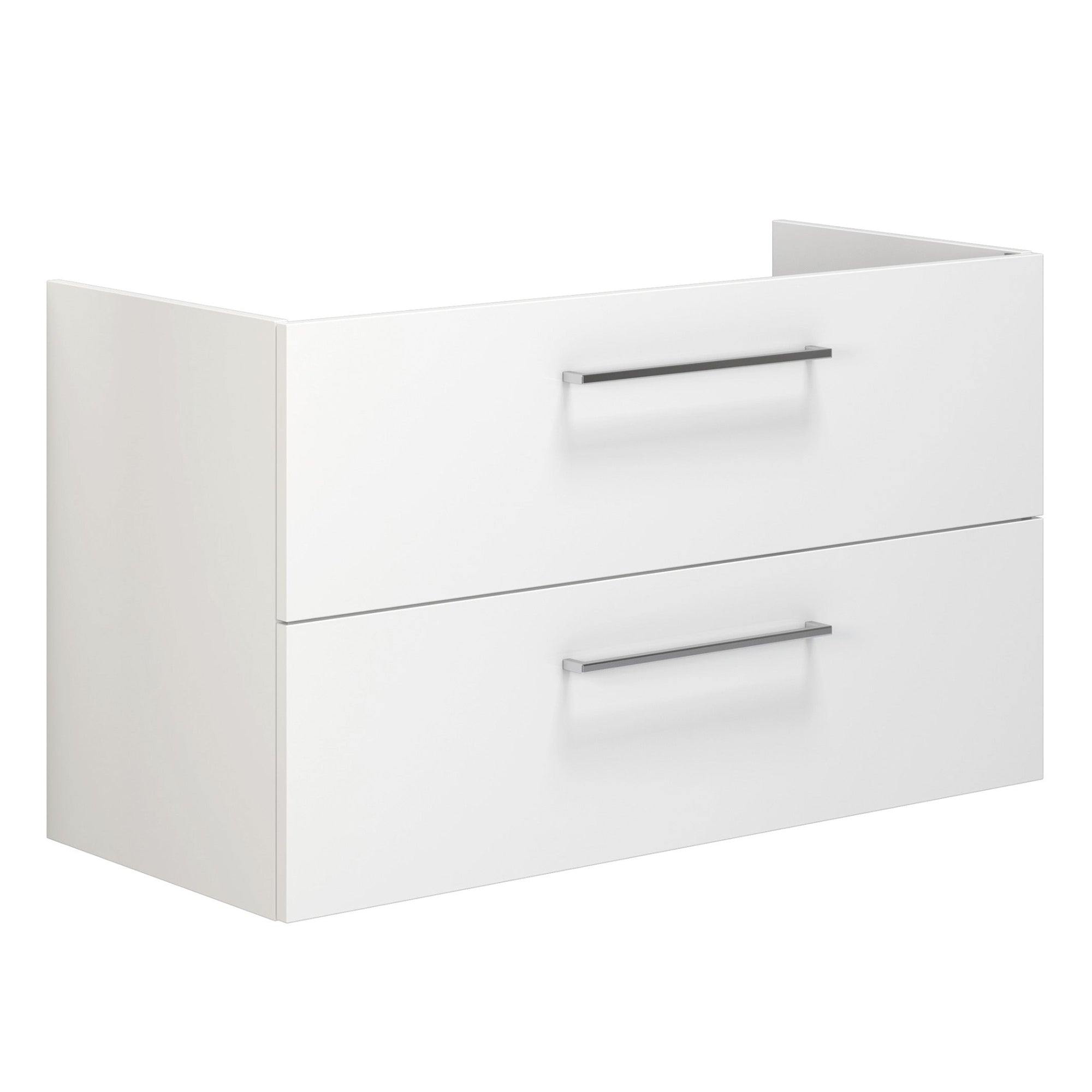 Dansani Mido+ Servantskap 2 Skuffer B60-120xD44cm uten servant Hvit høyglans / 100cm Dansani Servantskap DA-P16-1012