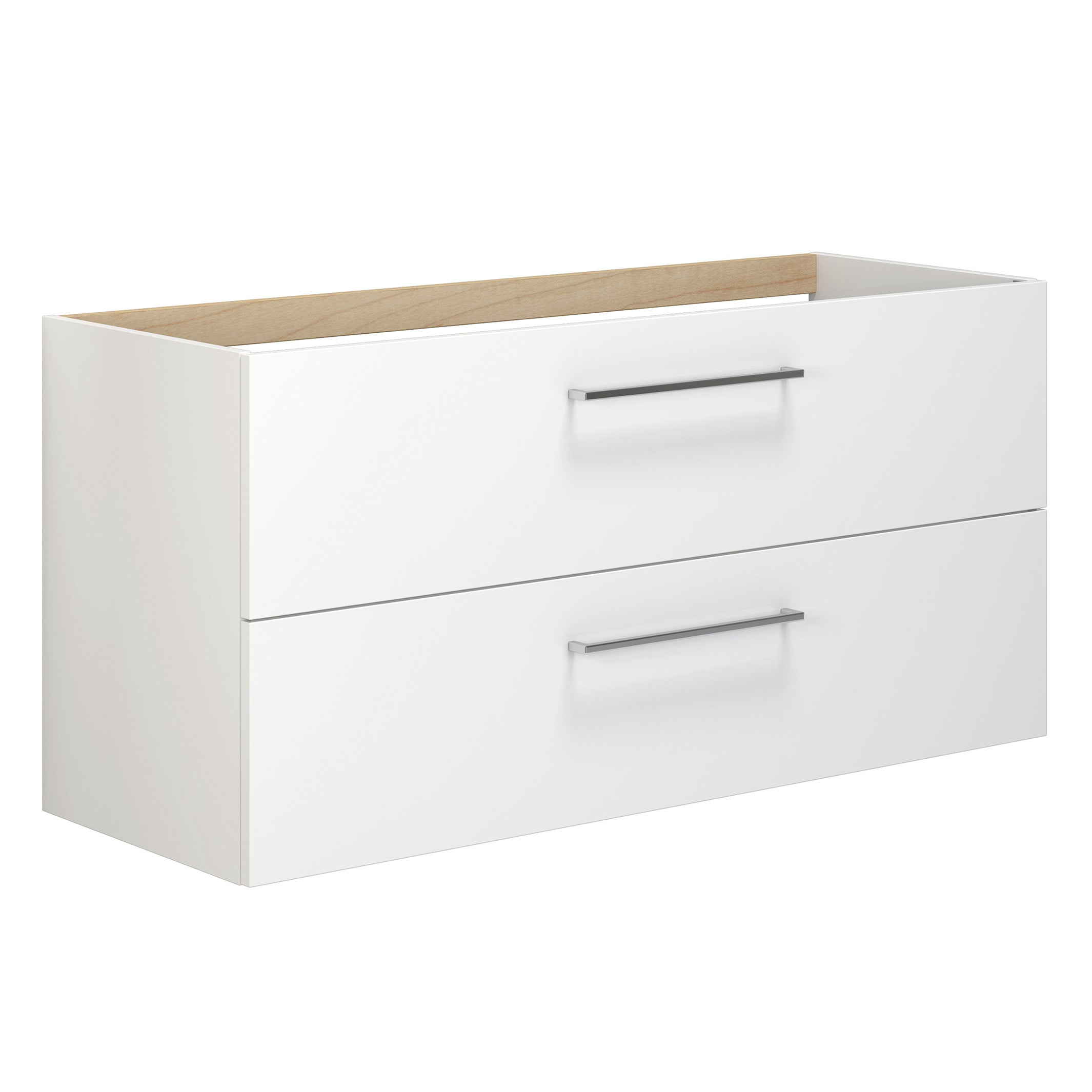 Dansani Mido+ Servantskap 2 Skuffer B60-120xD44cm uten servant Hvit høyglans / 120cm dobbel Dansani Servantskap DA-P13-1012