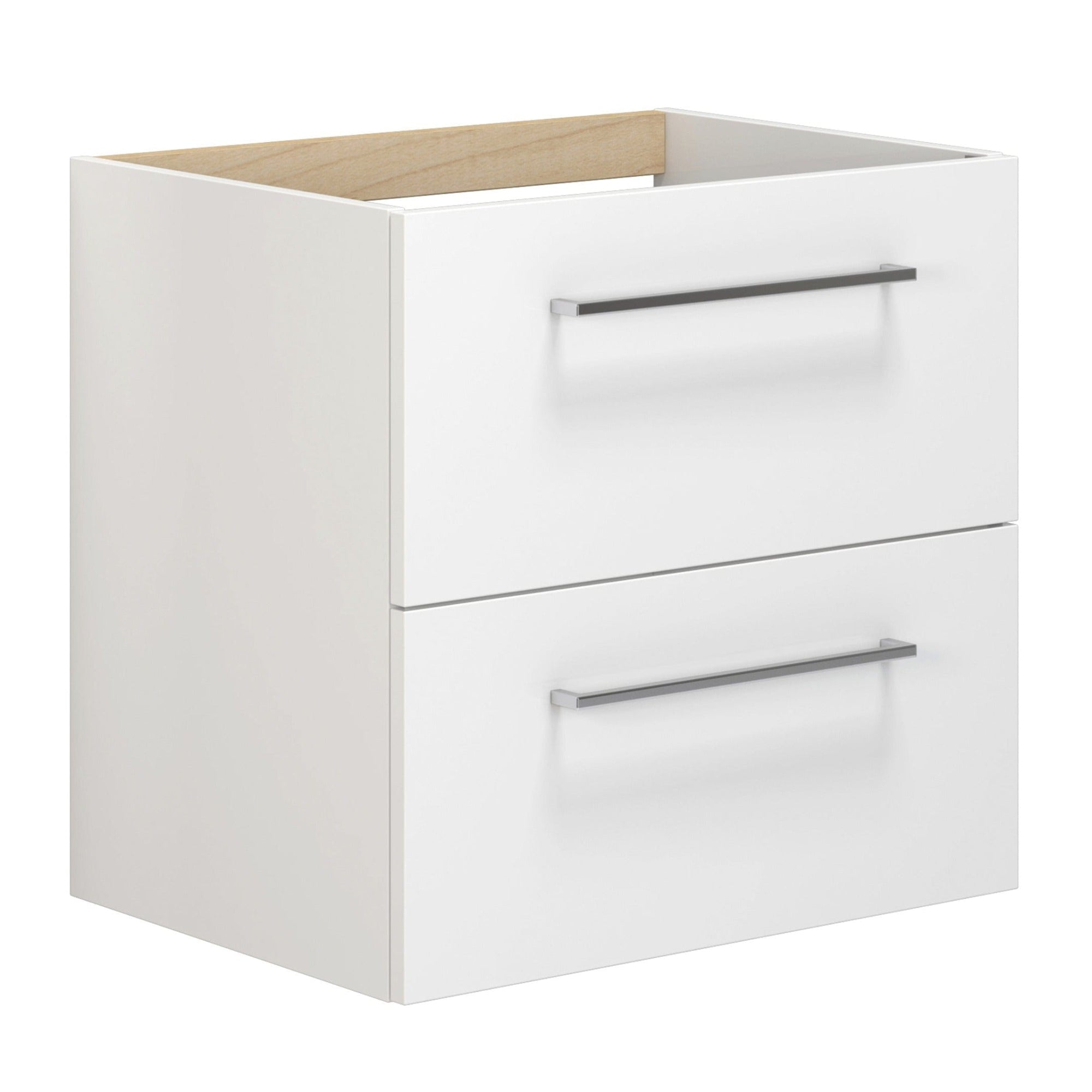 Dansani Mido+ Servantskap 2 Skuffer B60-120xD44cm uten servant Hvit høyglans / 60cm Dansani Servantskap DA-P09-1012