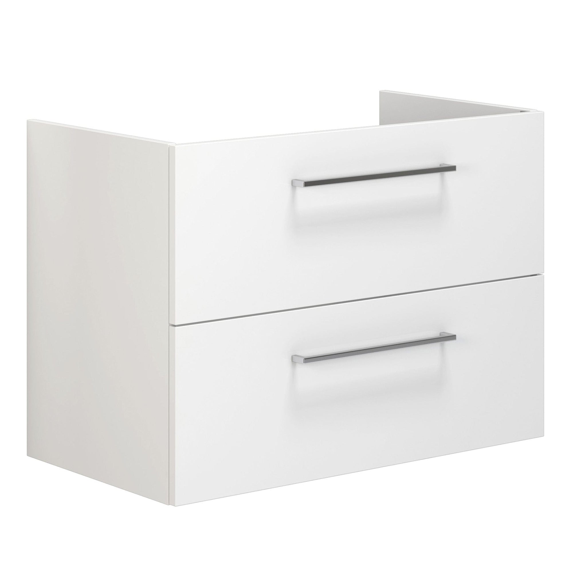 Dansani Mido+ Servantskap 2 Skuffer B60-120xD44cm uten servant Hvit høyglans / 80cm Dansani Servantskap DA-P15-1012