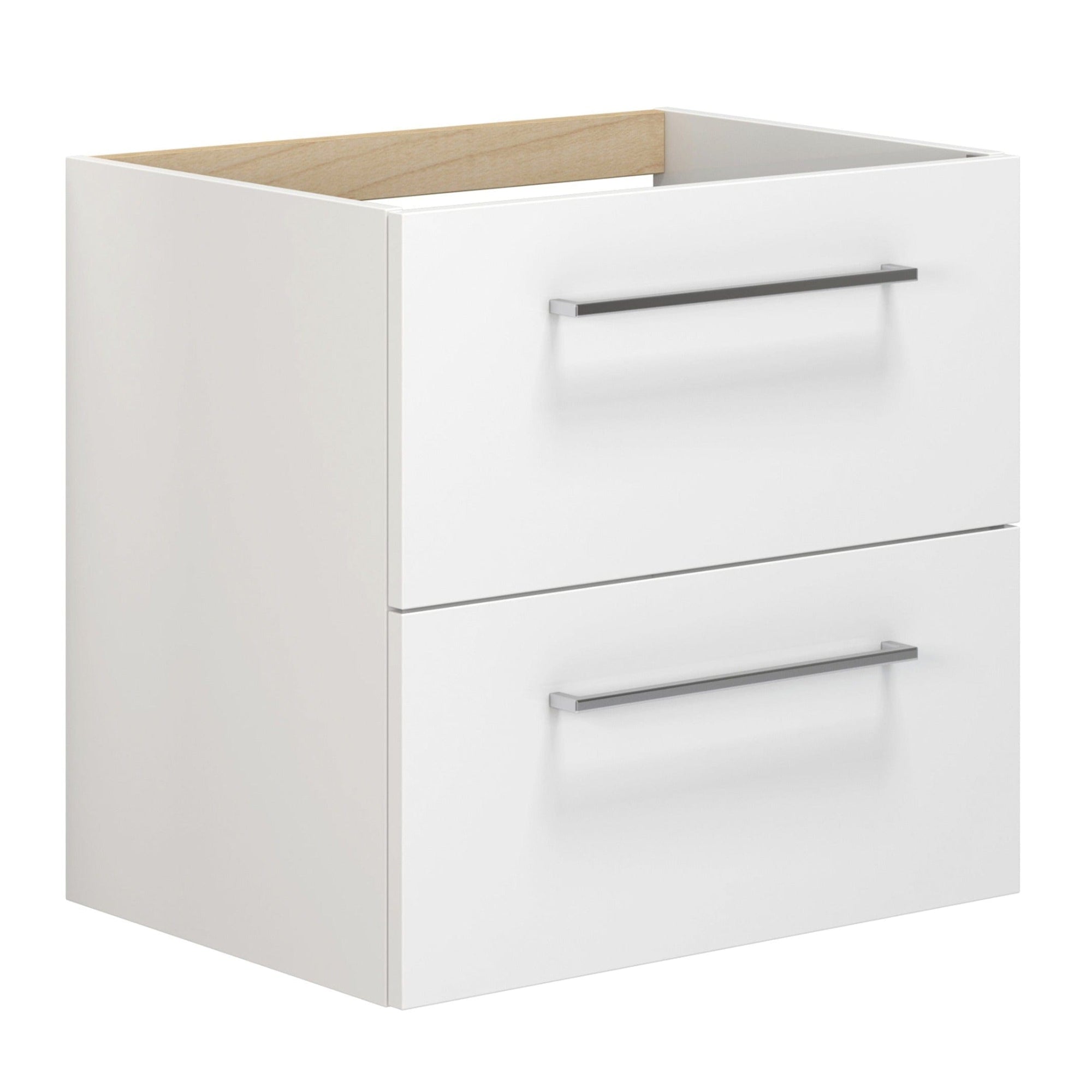 Dansani Mido+ Servantskap 2 Skuffer B60-120xD44cm uten servant Hvit matt / 60cm Dansani Servantskap DA-P09-1010