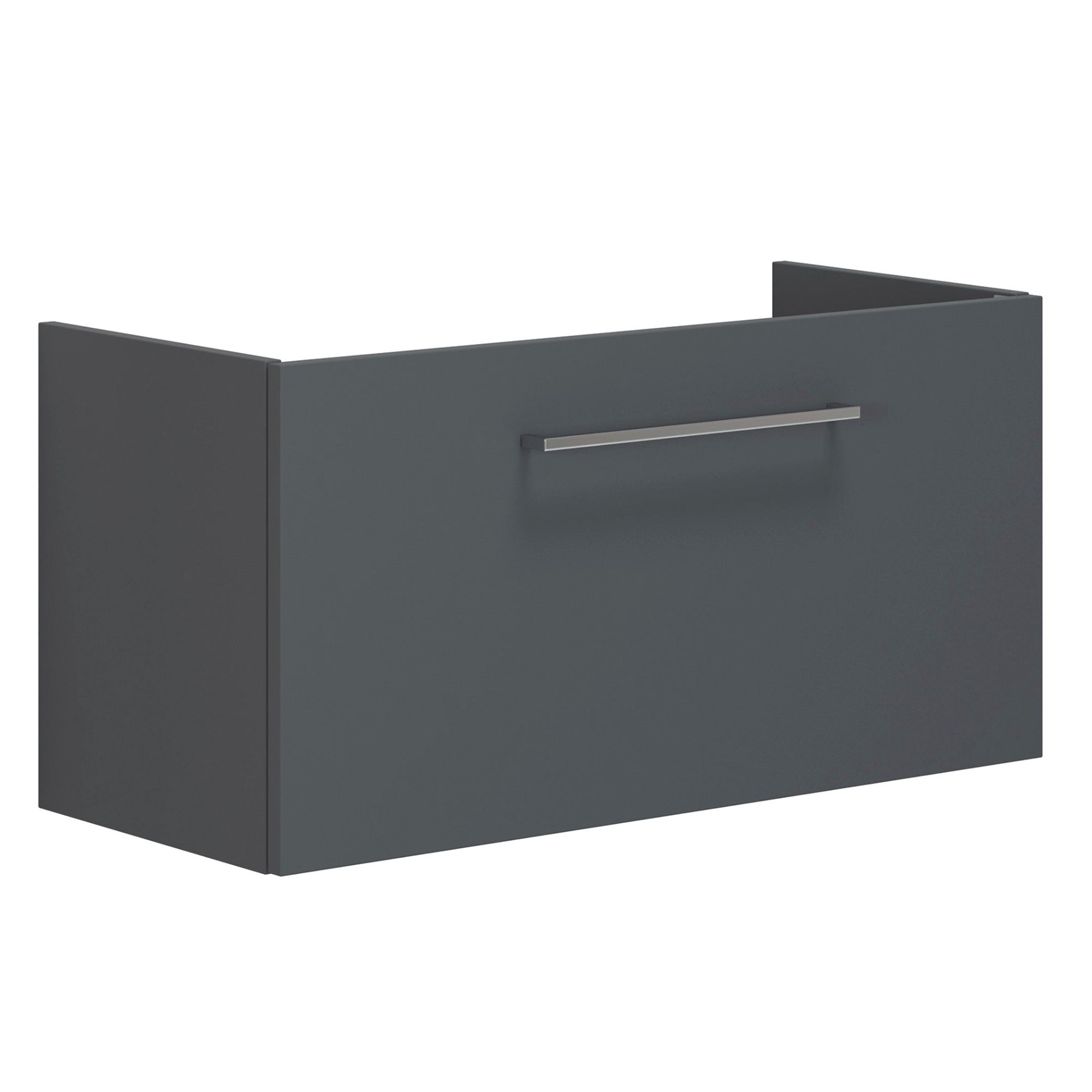 Dansani Mido+ Slim Servantskap 1 Skuff B50-80xD35cm uten servant Grå matt / 80cm Dansani Servantskap DA-P23-1003