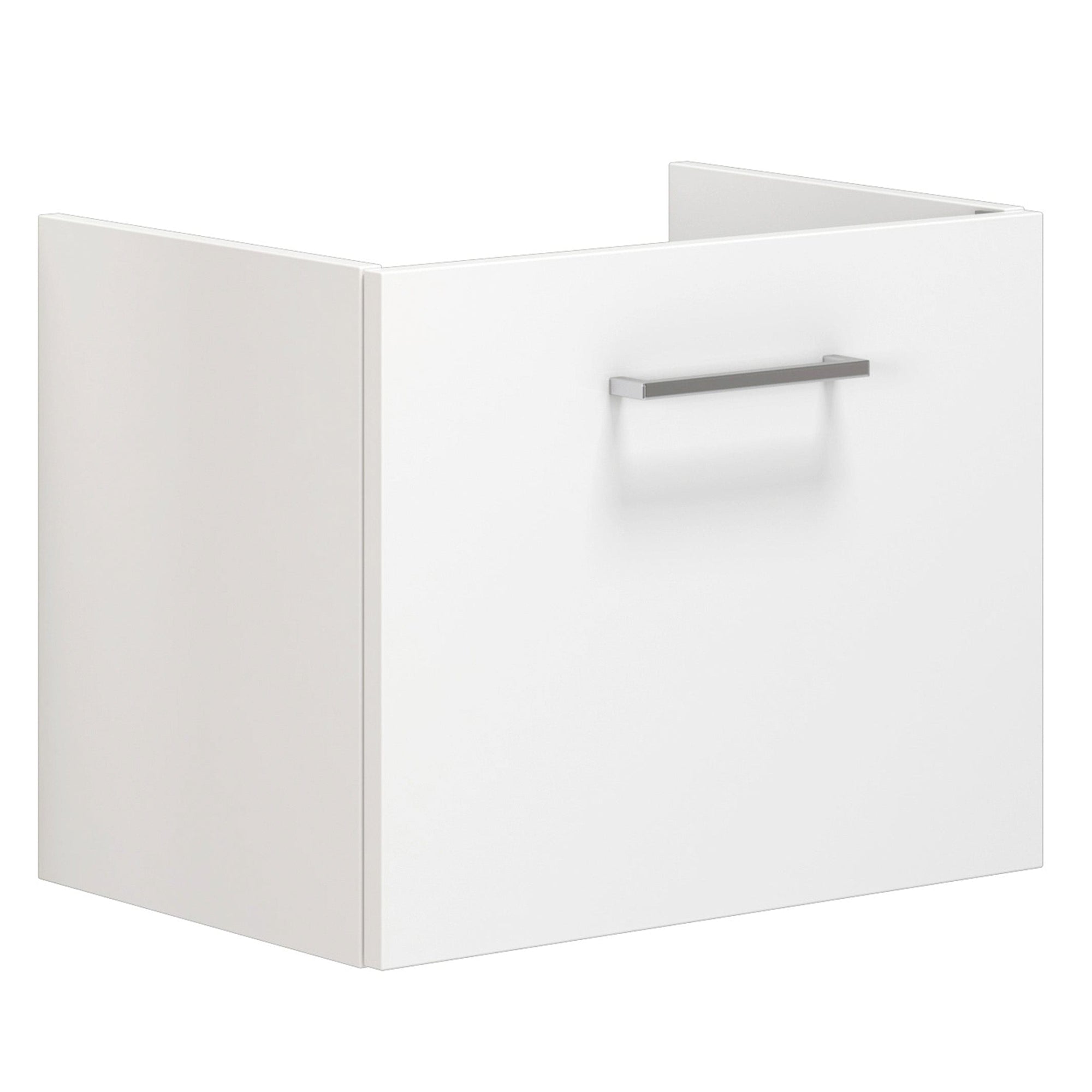 Dansani Mido+ Slim Servantskap 1 Skuff B50-80xD35cm uten servant Hvit høyglans / 50cm Dansani Servantskap DA-P21-1012