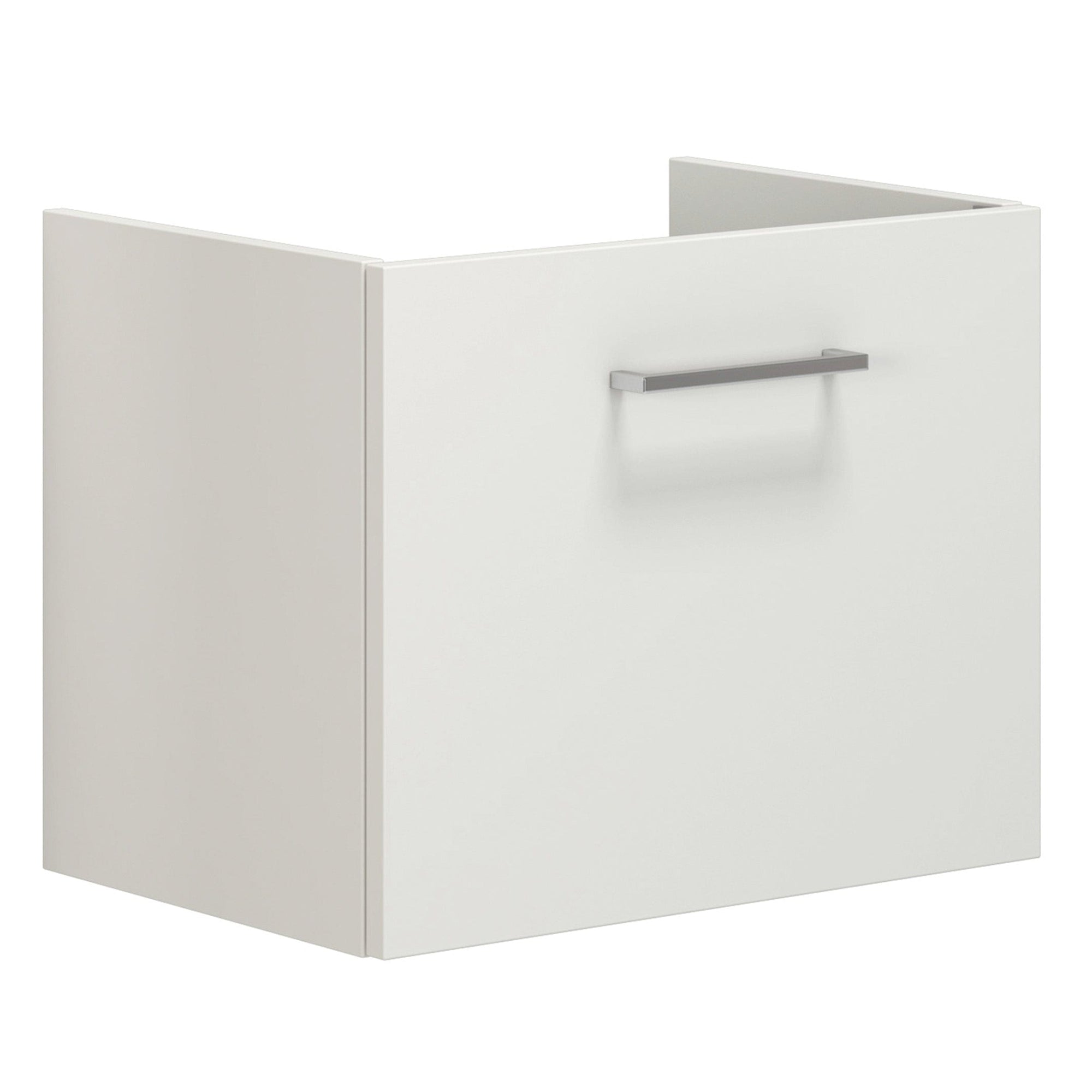 Dansani Mido+ Slim Servantskap 1 Skuff B50-80xD35cm uten servant Hvit matt / 50cm Dansani Servantskap DA-P21-1010