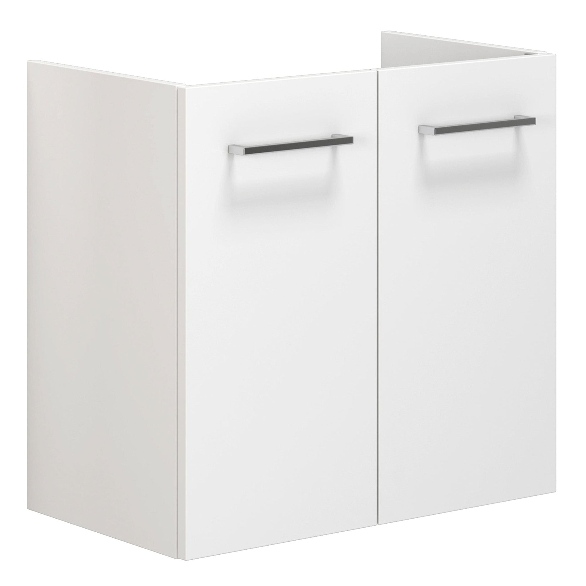 Dansani Mido+ Slim Servantskap 2 dører B60-80x35cm uten servant Hvit høyglans / 60cm Dansani Servantskap DA-P02-1012