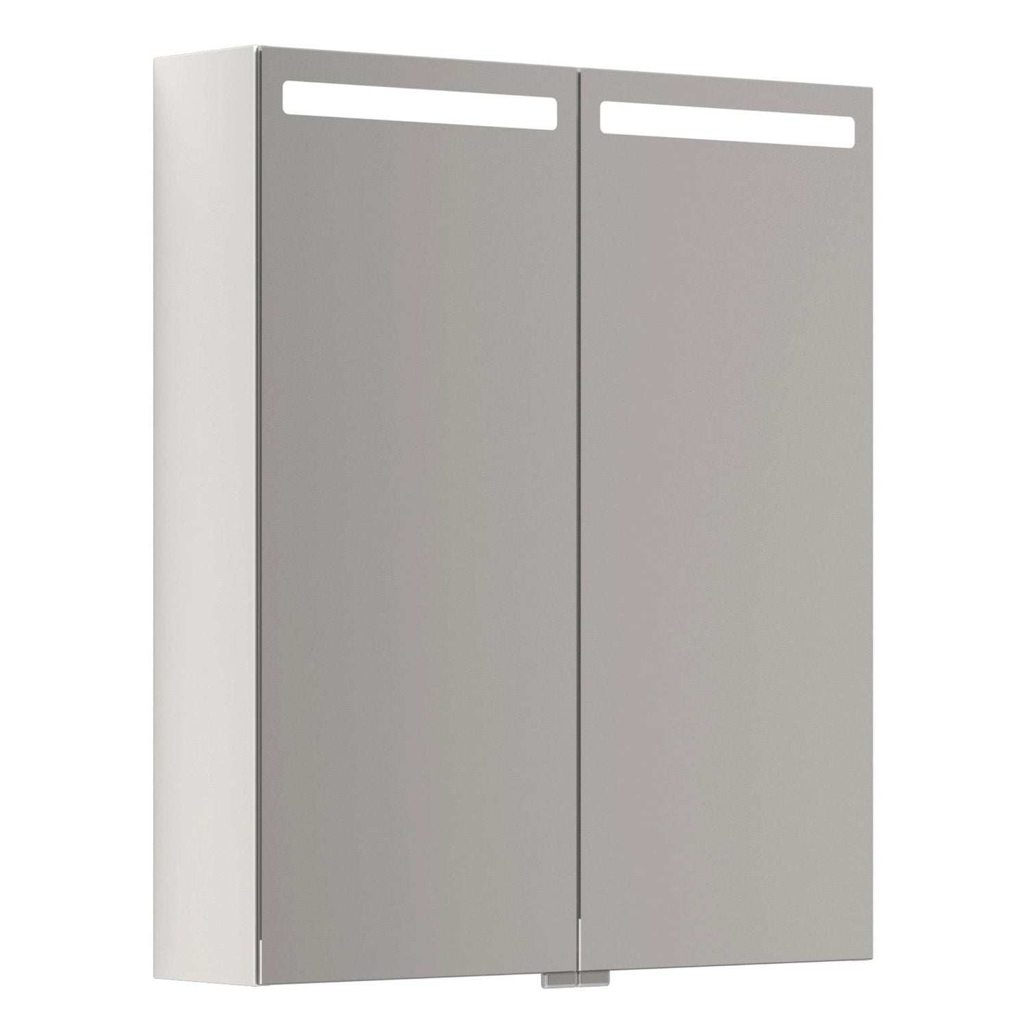 Dansani Mido+ Top Speilskap LED B50-80xH70,4cm Hvit høyglans / 60cm Dansani Speilskap DA-S516-112