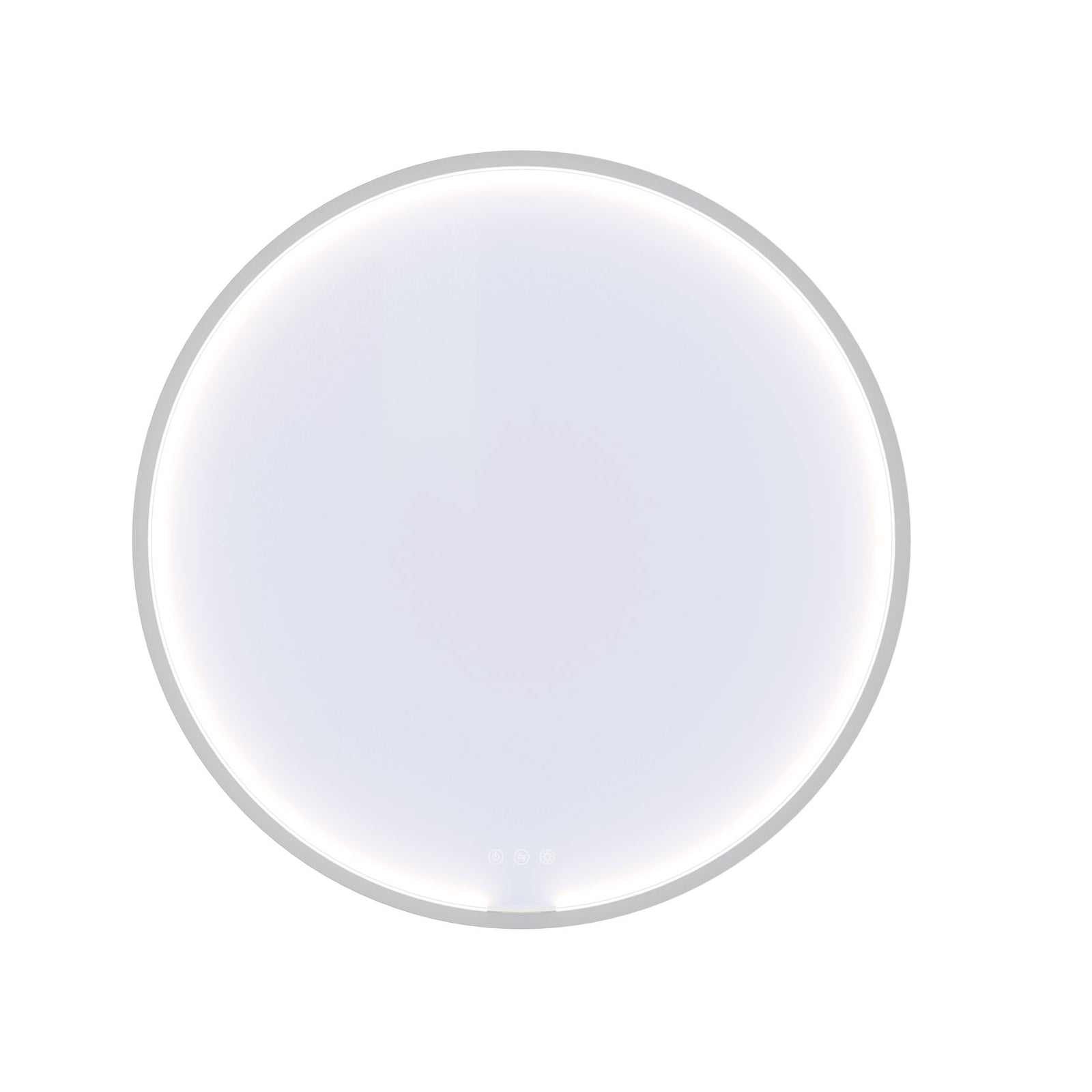 Dansani Moon Rammespeil LED - Ø75/90cm Hvit matt / 75cm Dansani Baderomsspeil DA-S827-010