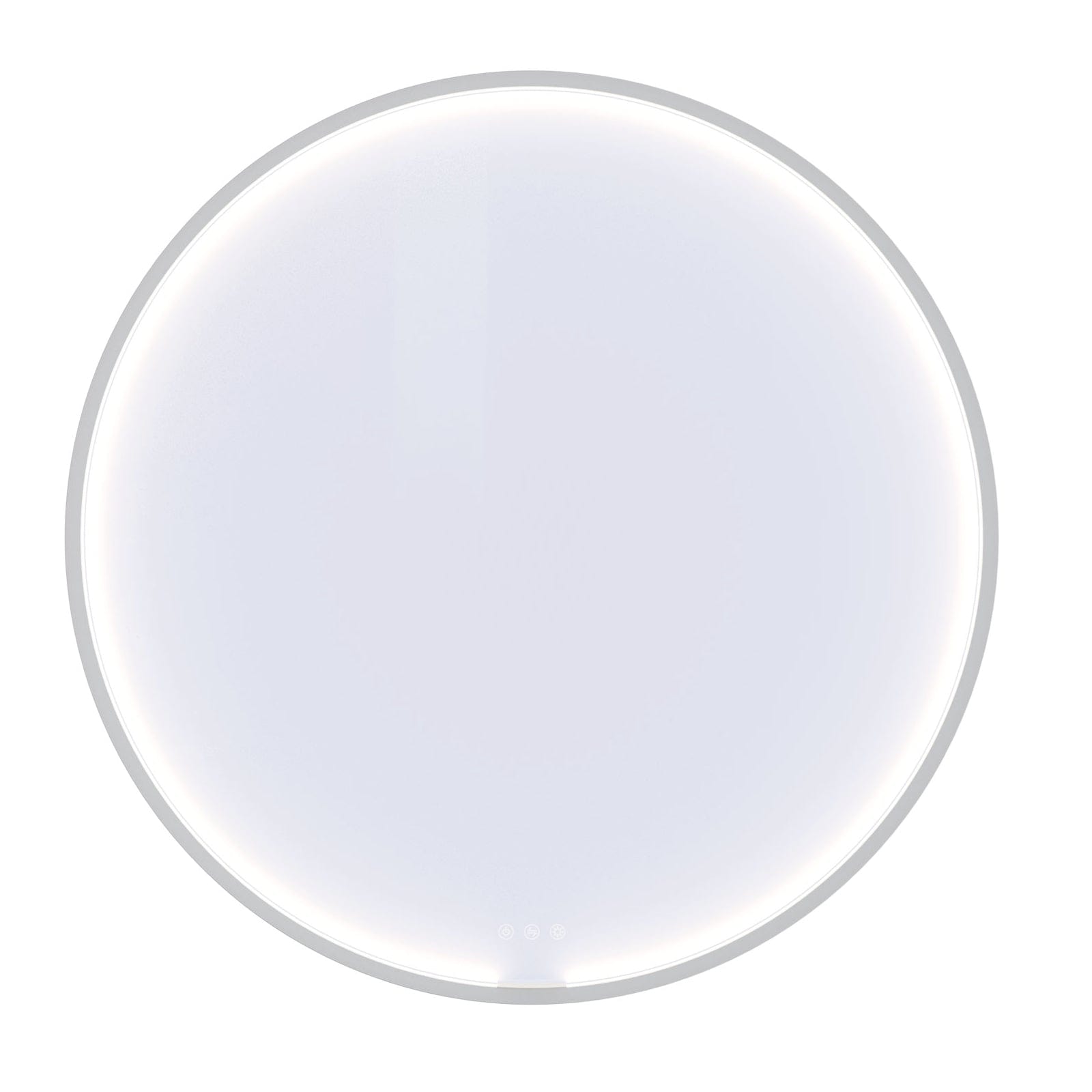 Dansani Moon Rammespeil LED - Ø75/90cm Hvit matt / 90cm Dansani Baderomsspeil DA-S829-010