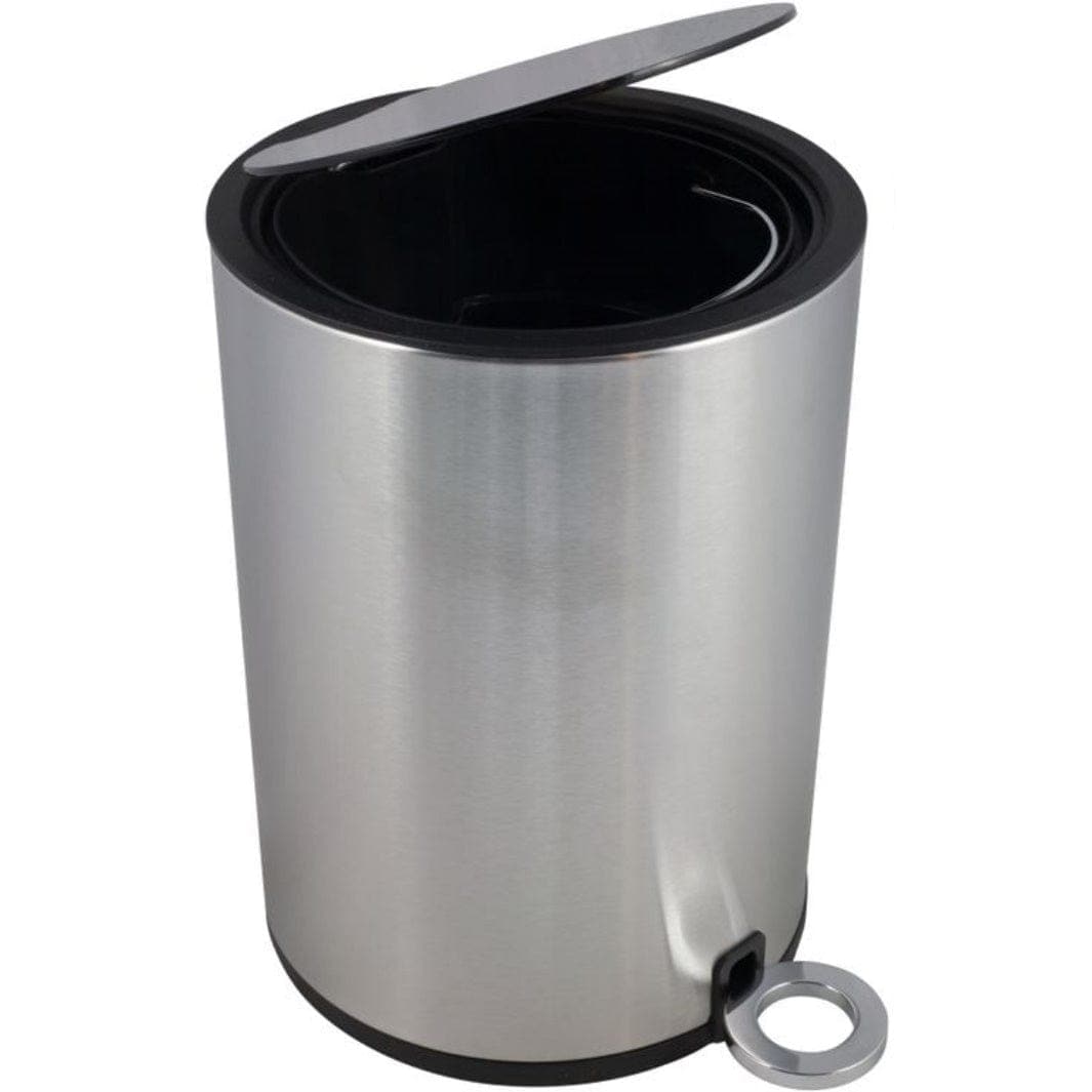 Duschy Poppis avfallsbøtte 3L  Matt krom Duschy Søppelbøtte CO-D099032