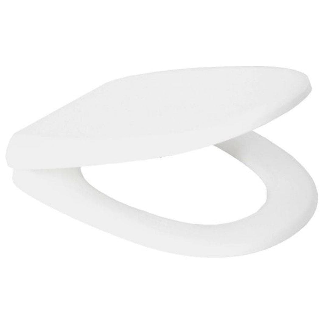 Duschy toalettsete universal i hvit plast Hvit Duschy Toalettsete CO-D080001