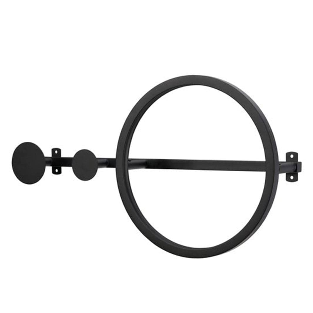 Esbada Circle vegghenger matt sort Svart matt Esbada Håndklestativ CO-L810912