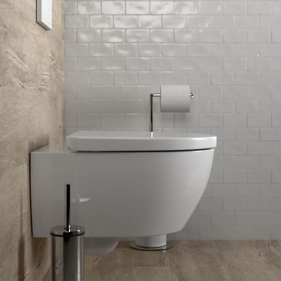 Esbada Edge toalettsete hvit Hvit Esbada Toalettsete CO-L205001