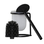 Esbada Clean frittstående toalettbørste svart matt - akrylkopp