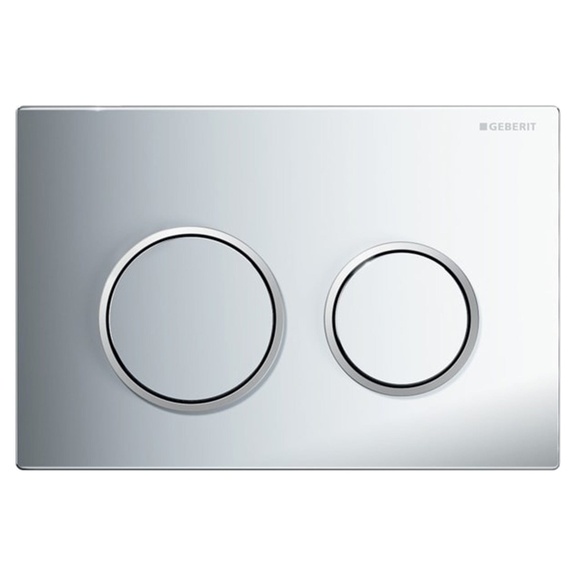 Geberit Omega 20 Betjeningsplate Krom / Matt krom Geberit Betjeningsplate og trykknapper GE-6166049