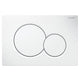 Geberit Sigma 01 Betjeningsplate Alpehvit Geberit Betjeningsplate og trykknapper GE-6166542
