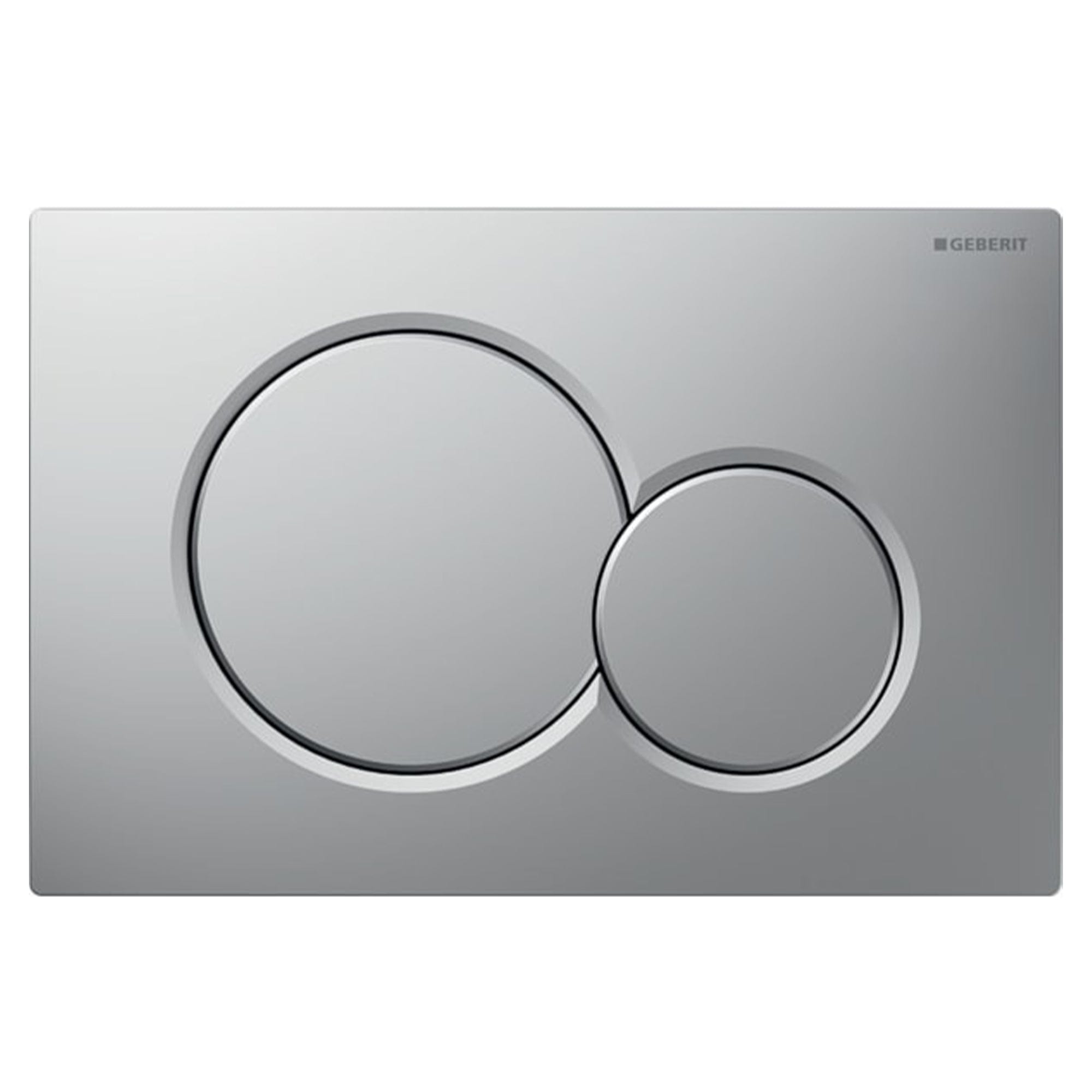 Geberit Sigma 01 Betjeningsplate Matt krom Geberit Betjeningsplate og trykknapper GE-6166254