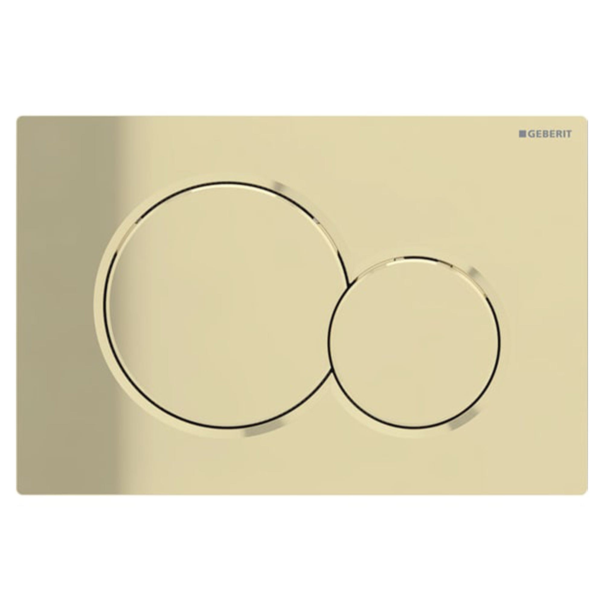 Geberit Sigma 01 Betjeningsplate Messing Geberit Betjeningsplate og trykknapper GE-6166176