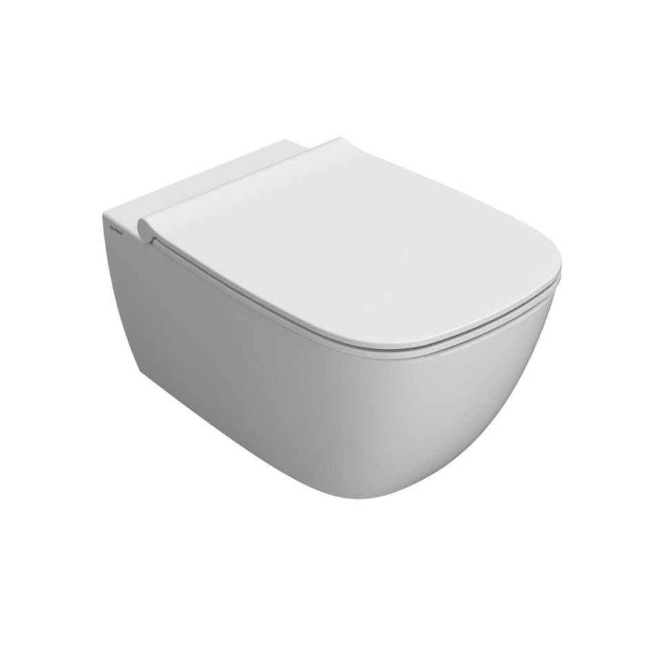 Globo Genesis Vegghengt Toalett - uten toalettsete Hvit matt Globo Vegghengt toalett KO-GNS02BO