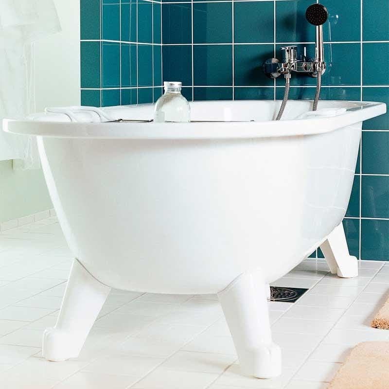 Gustavsberg Ben for Frittstående Badekar Hvit Gustavsberg Tilbehør badekar VIL-6031844