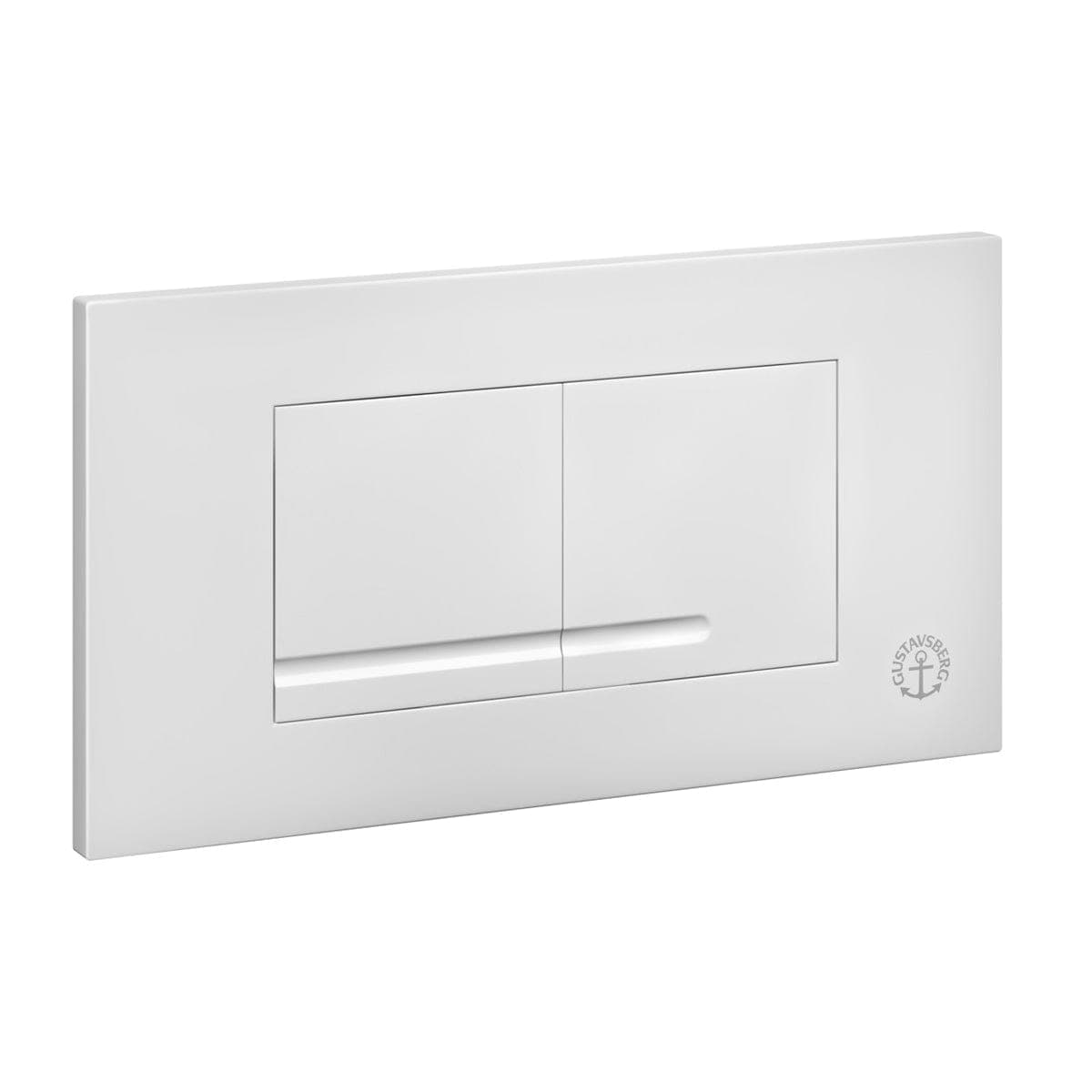 Gustavsberg Betjeningsplate XT Plast - Triomont Hvit Gustavsberg Betjeningsplate og trykknapper VIL-6025655