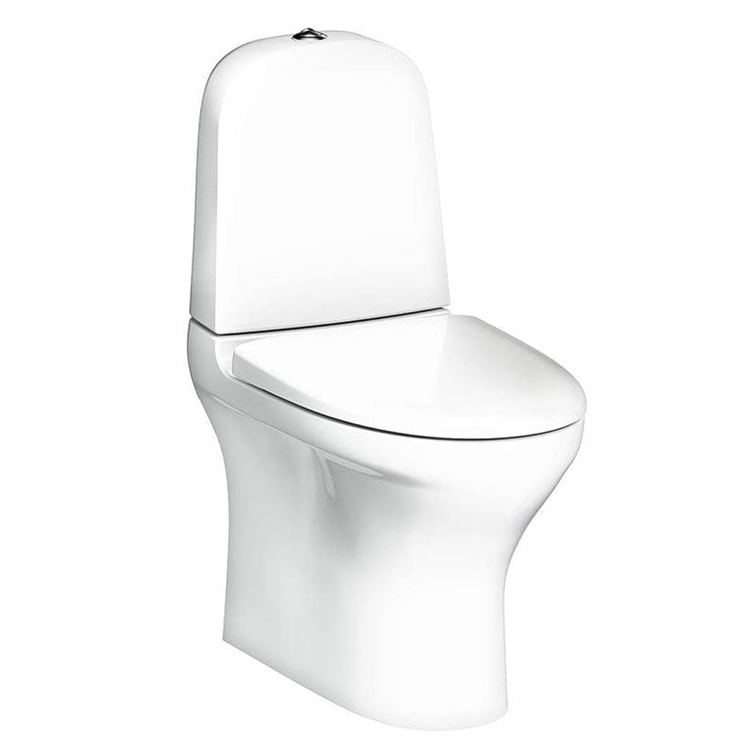 Gustavsberg Estetic 8300 Toalett P-lås Hvit Gulvstående toalett