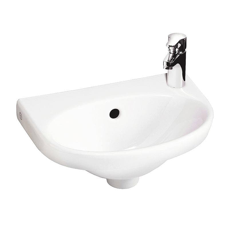 Gustavsberg Nautic Asymmetrisk 40 Servant Hvit / 40cm / Høyre Gustavsberg Liten servant VIL-6020201