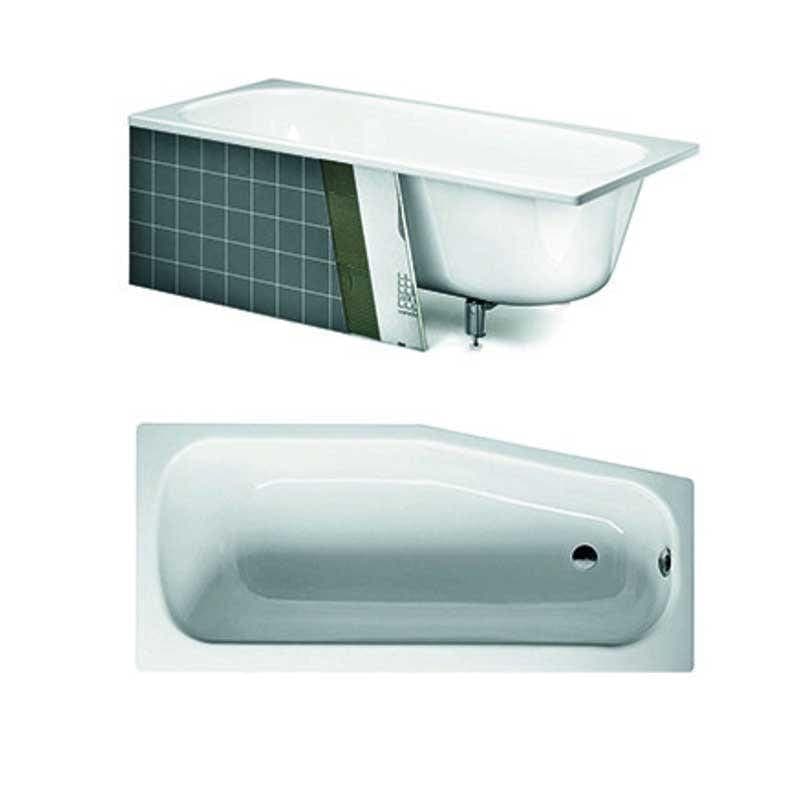 Gustavsberg Offset Badekar Innbygging 157 157cm / Venstre Gustavsberg Firkantet badekar VIL-6030257