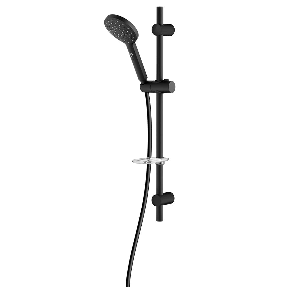 Gustavsberg Round Dusjsett 3 Spray Svart matt Gustavsberg Dusjsett VIL-4341999