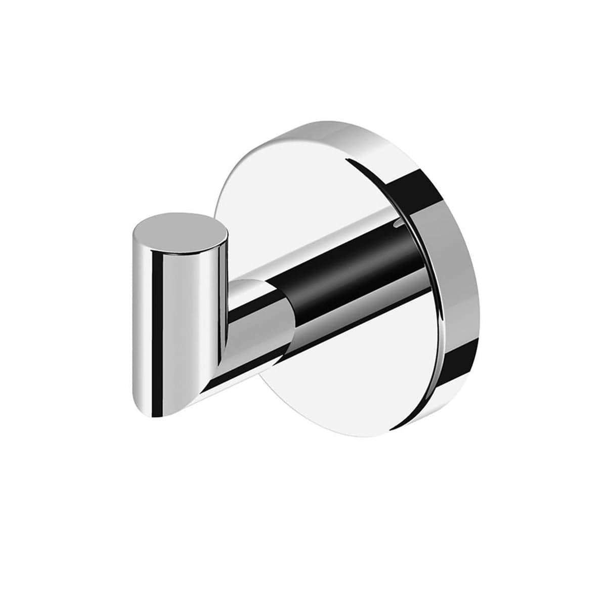 Gustavsberg Round Krok Enkel Krom Krom Gustavsberg Knagger VIL-7031762