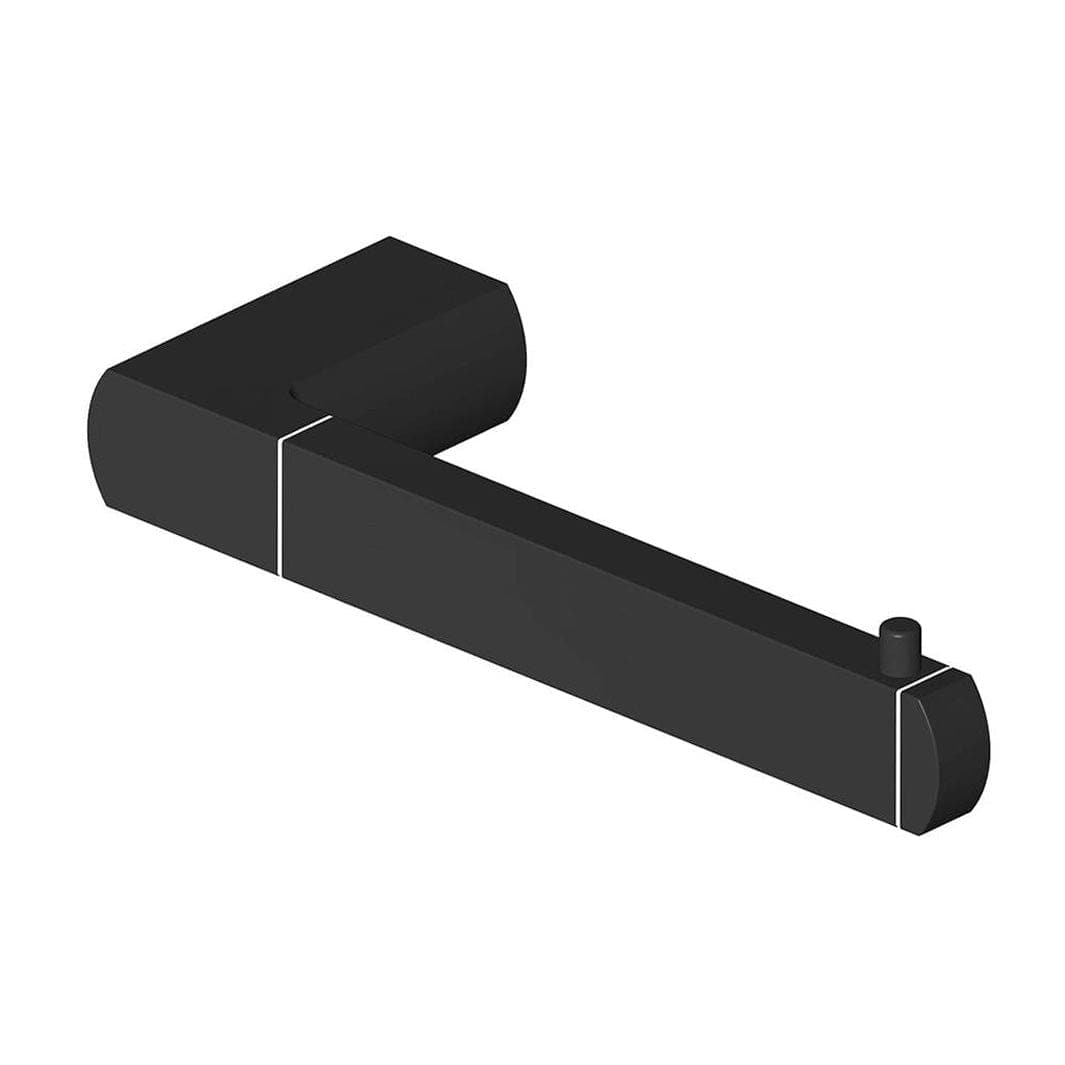 Gustavsberg Square Toalettrullholder Svart Matt